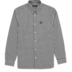 Fred Perry Gingham Black Shirt