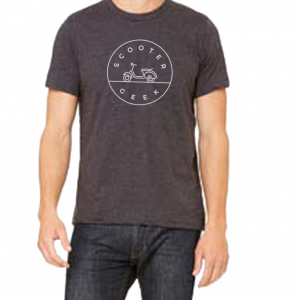 Scooter Geek Tshirt in Grey