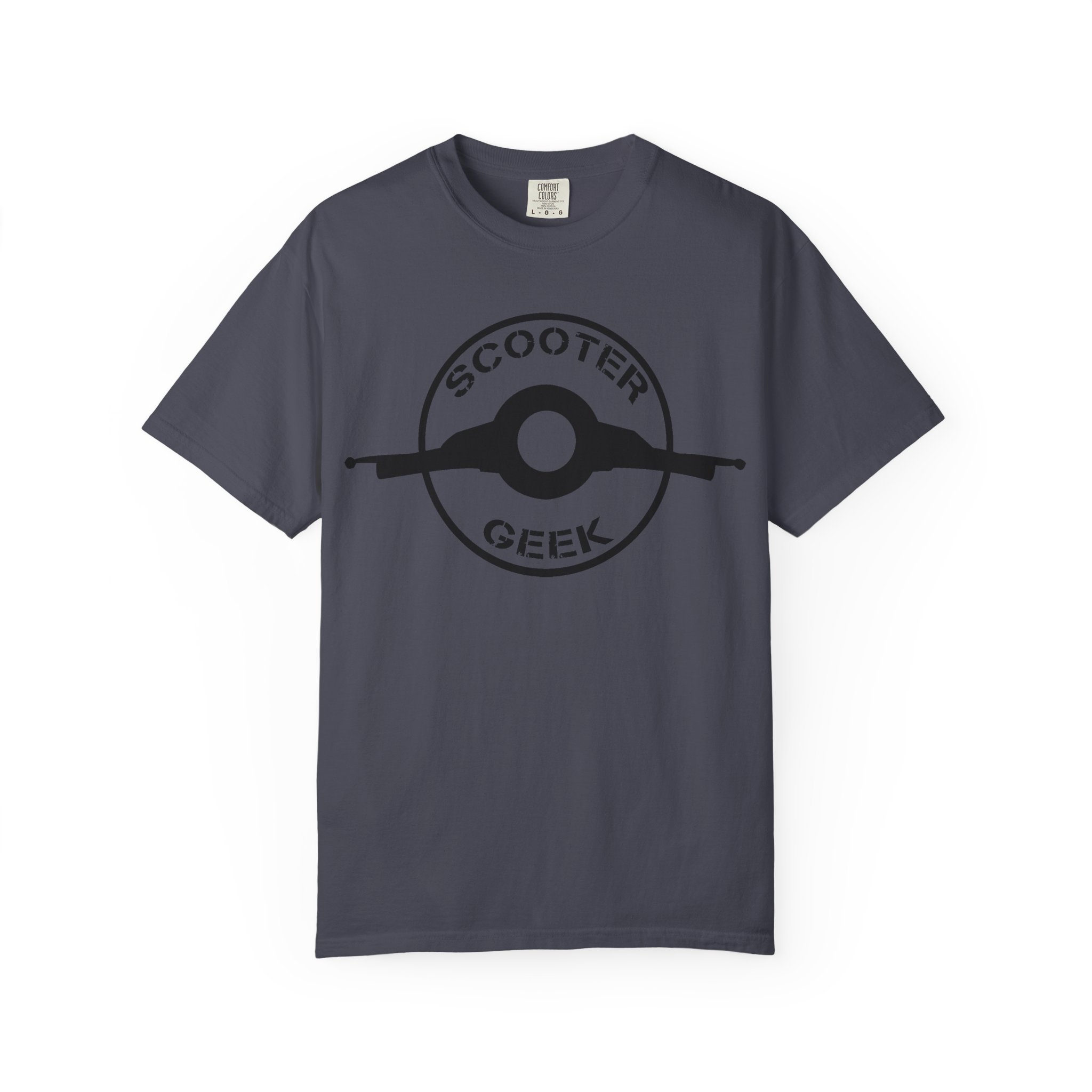 Scooter Geek T-Shirt — Vintage Scooter Helmet Logo Tee - Image 33