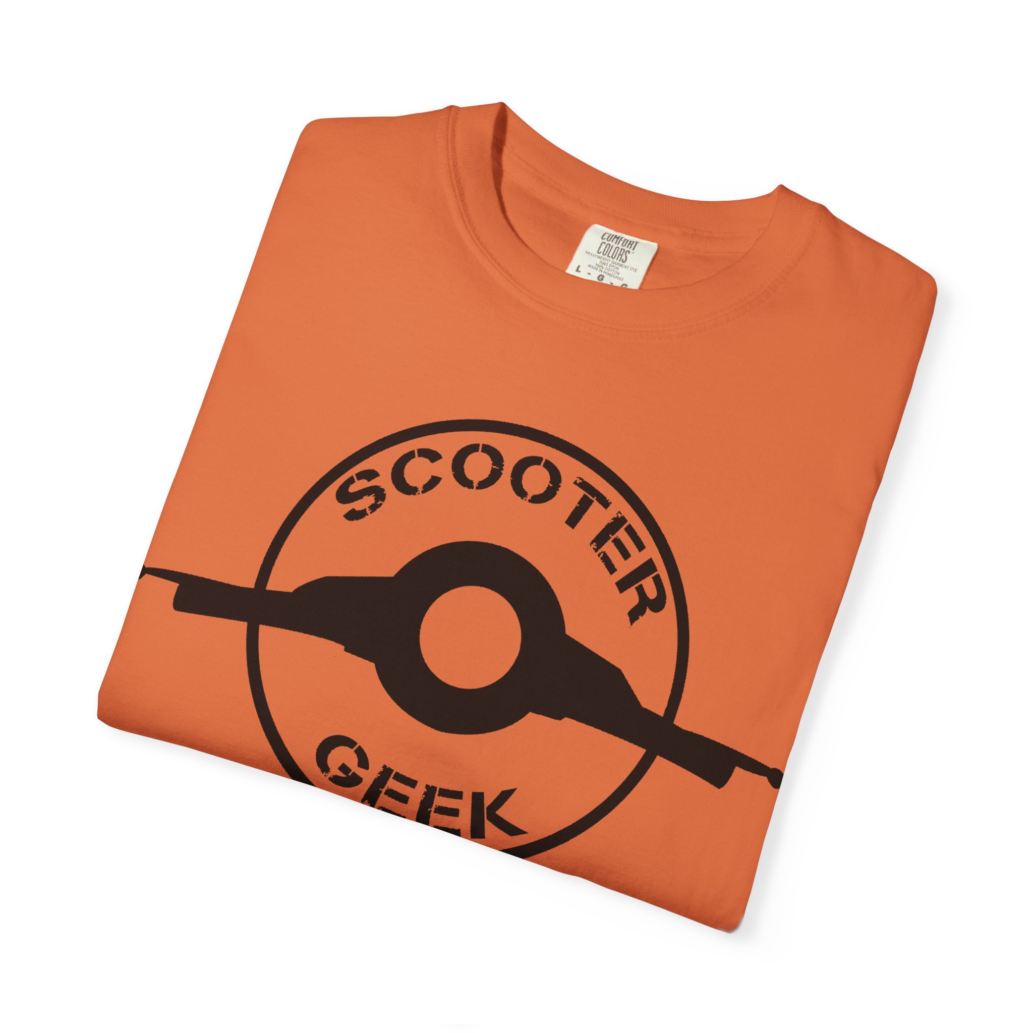 Scooter Geek T-Shirt — Vintage Scooter Helmet Logo Tee - Image 3