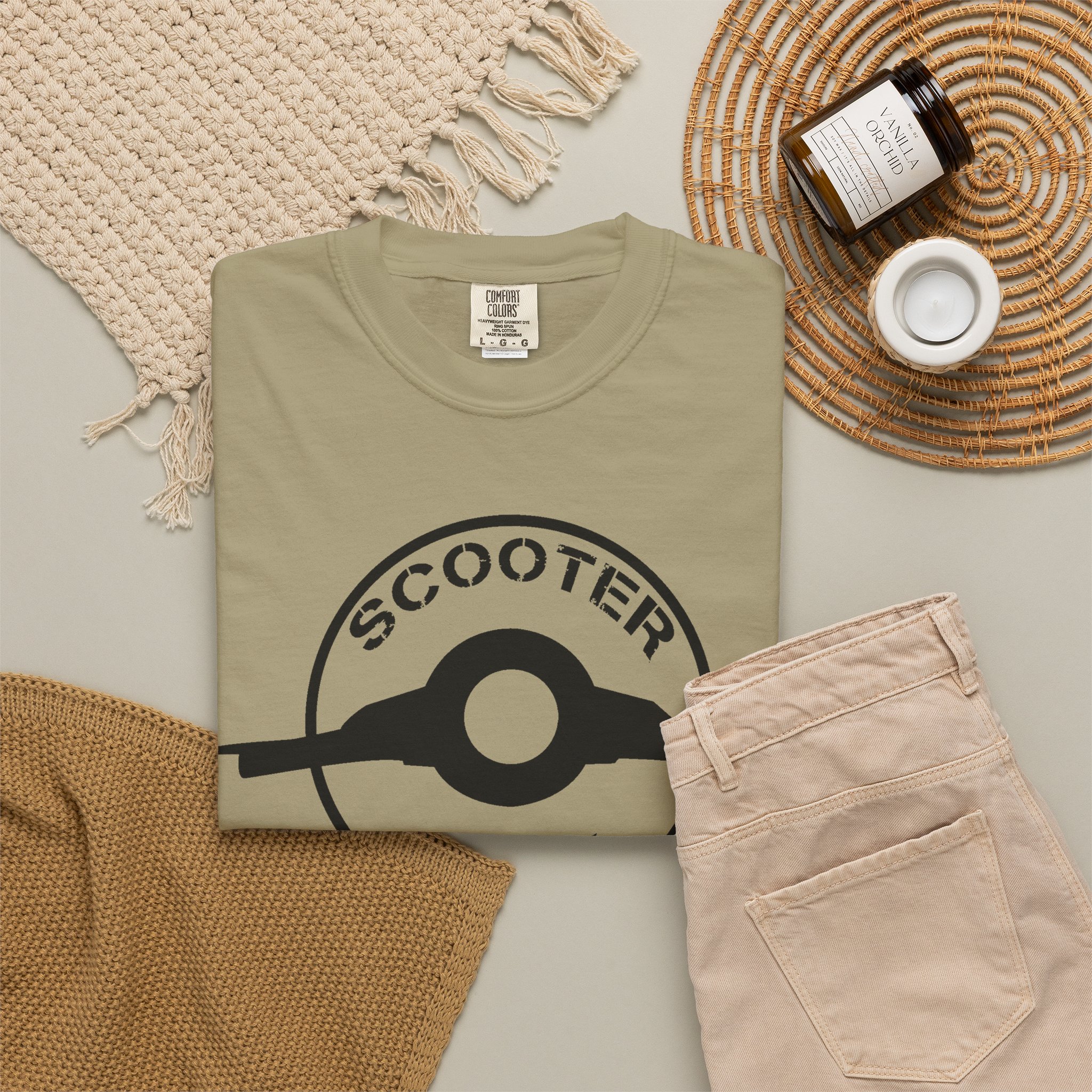 Scooter Geek T-Shirt — Vintage Scooter Helmet Logo Tee - Image 8