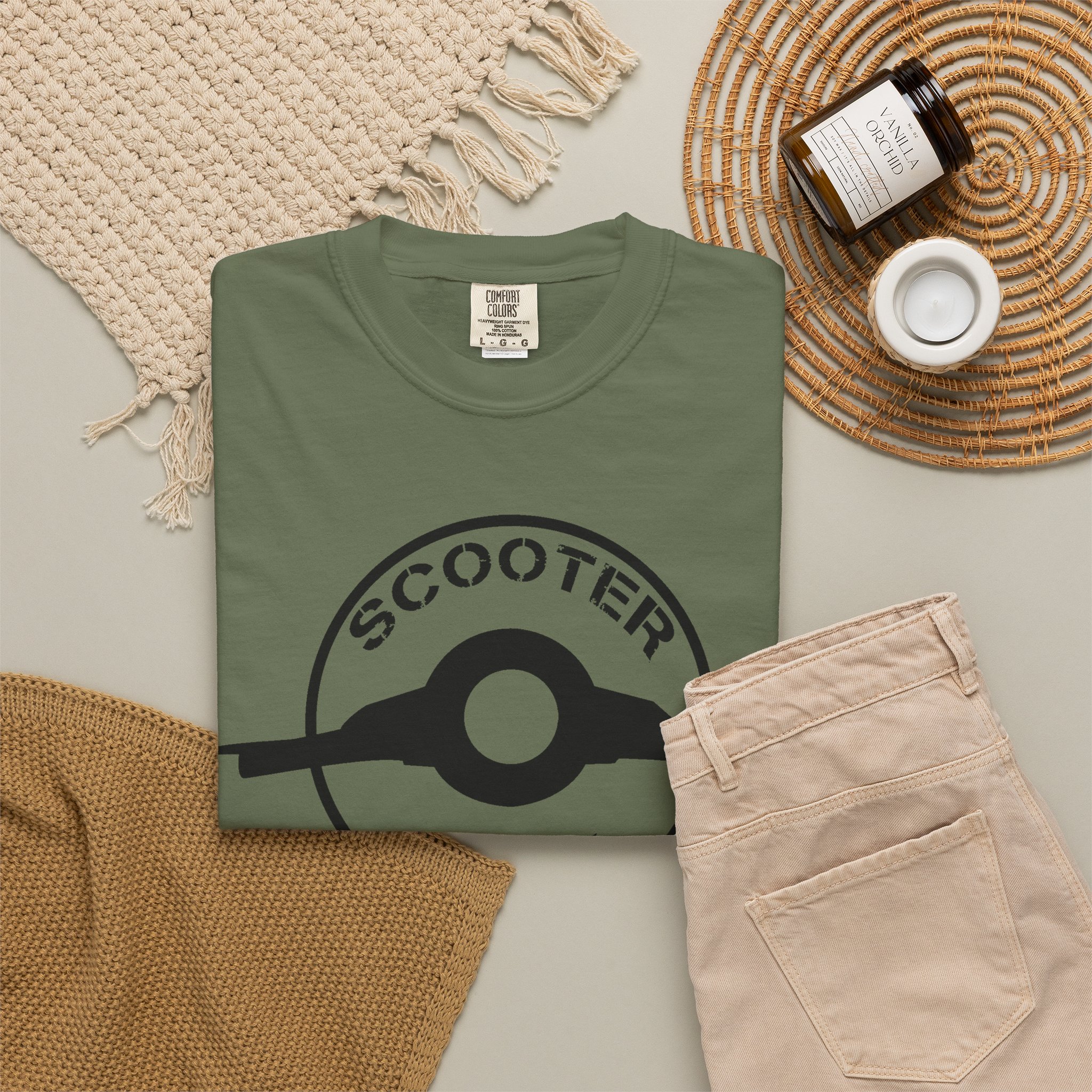 Scooter Geek T-Shirt — Vintage Scooter Helmet Logo Tee - Image 16