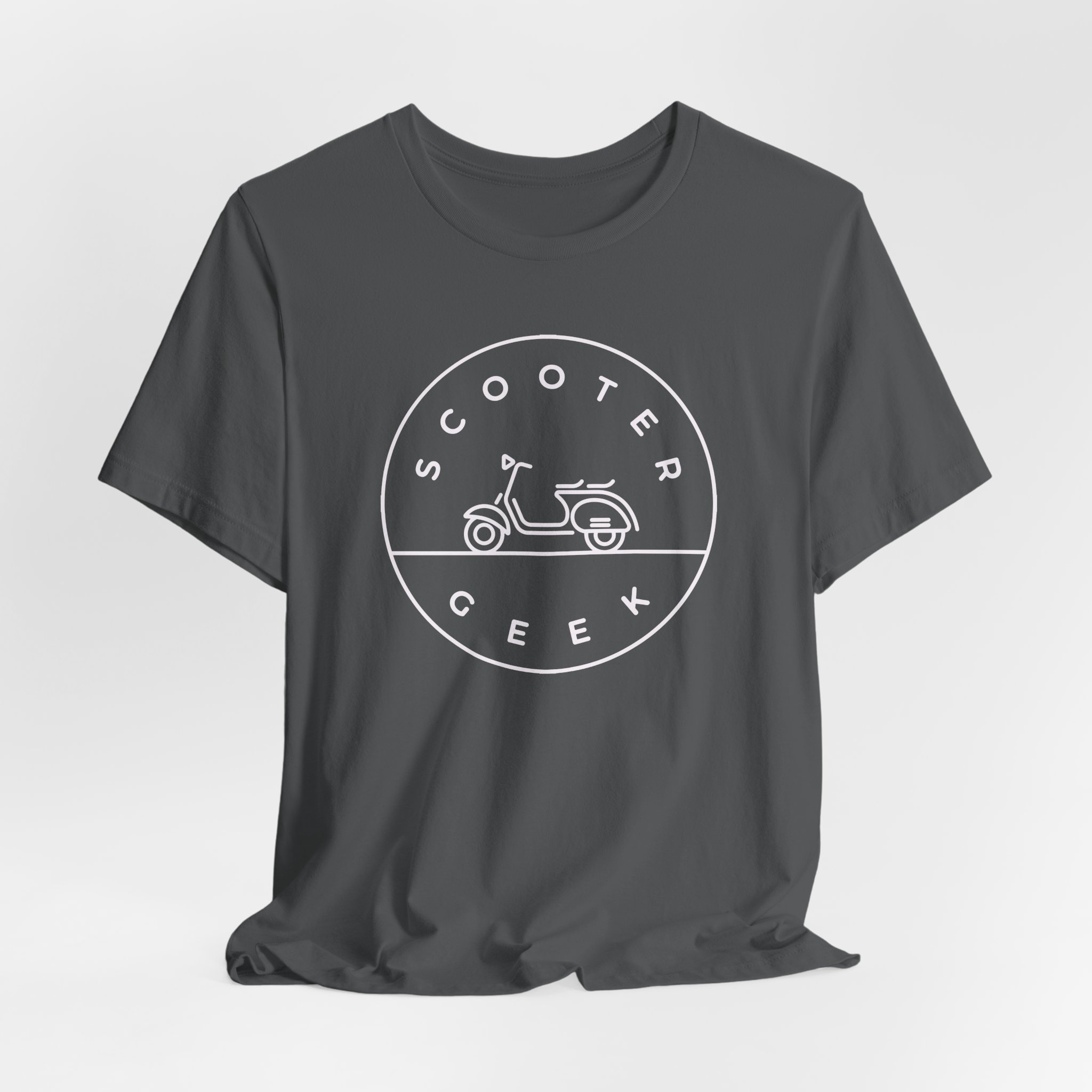 Vespa - Scooter Geek Unisex Jersey Short Sleeve T-Shirt - Image 56