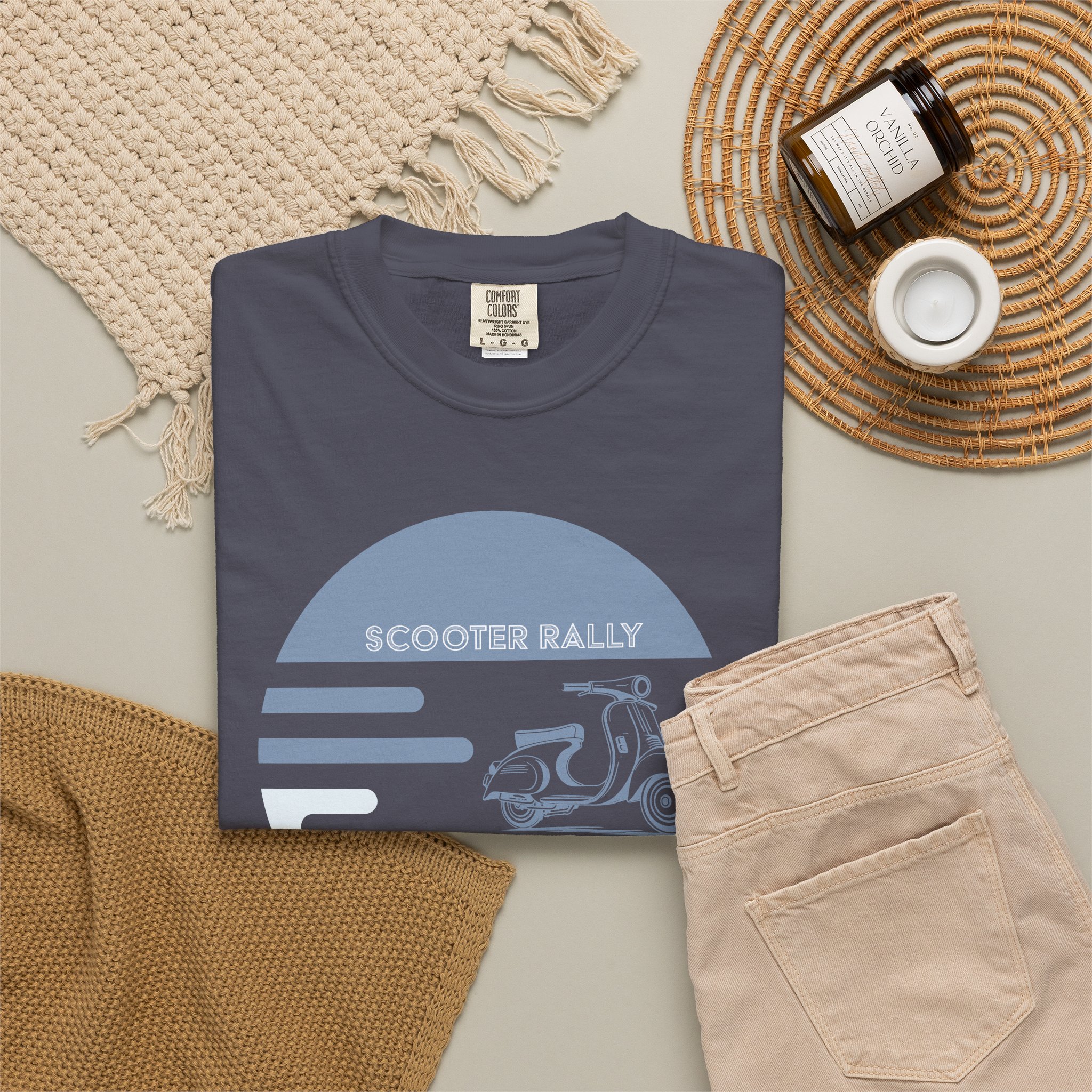 Portrush Scooter Rally T‑Shirt – Vintage Coastal Vespa Tee - Image 24