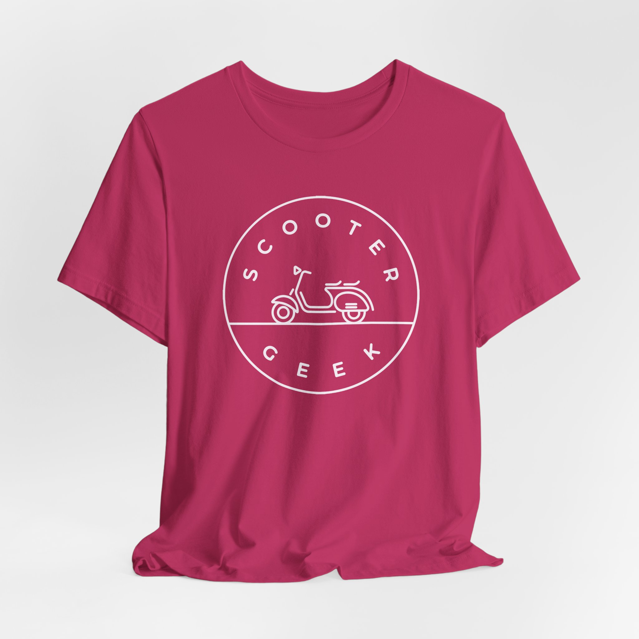 Vespa - Scooter Geek Unisex Jersey Short Sleeve T-Shirt - Image 32