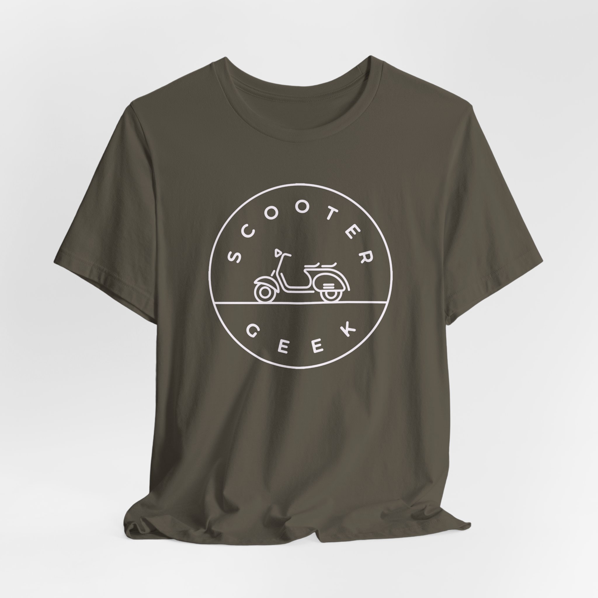 Vespa - Scooter Geek Unisex Jersey Short Sleeve T-Shirt - Image 8