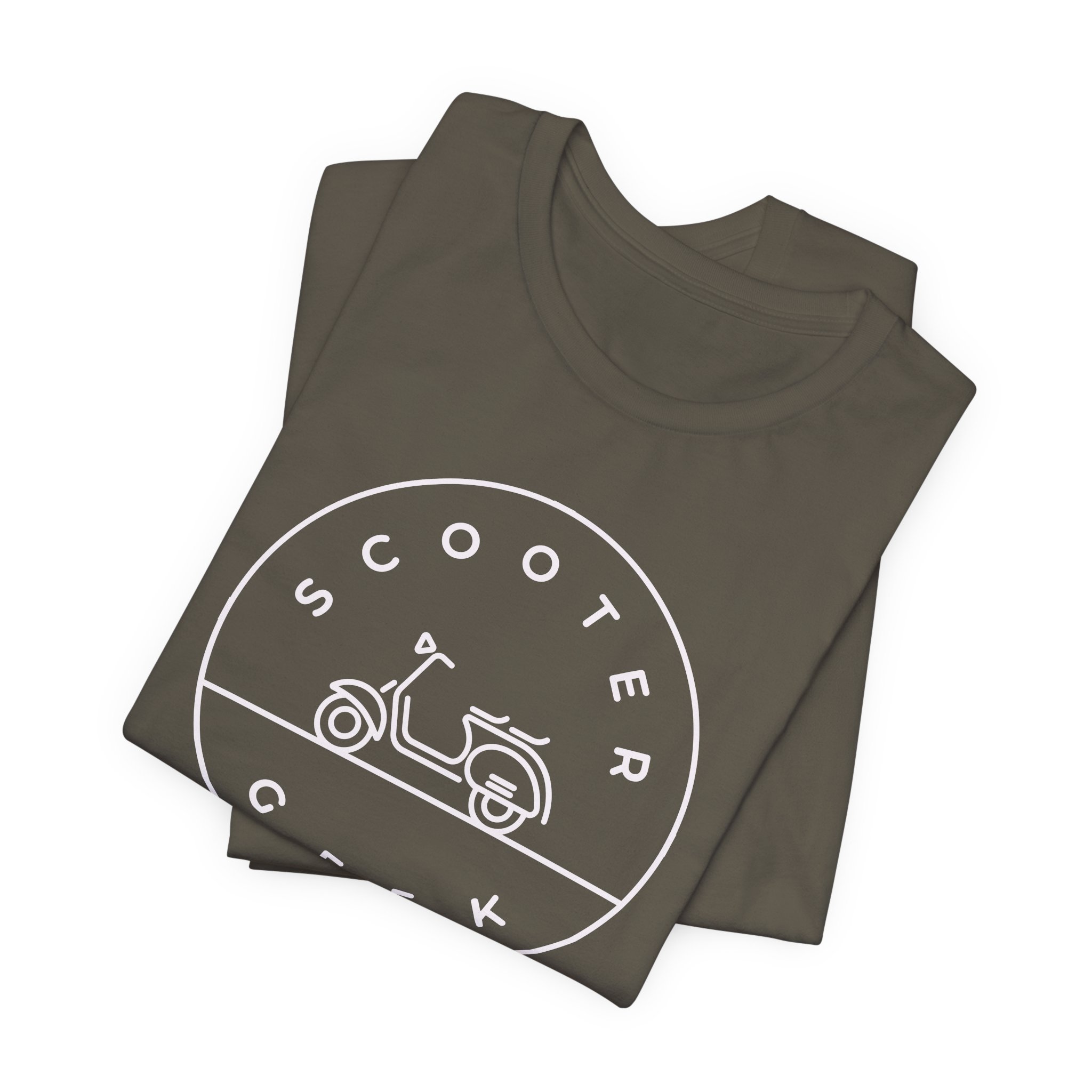 Vespa - Scooter Geek Unisex Jersey Short Sleeve T-Shirt - Image 7