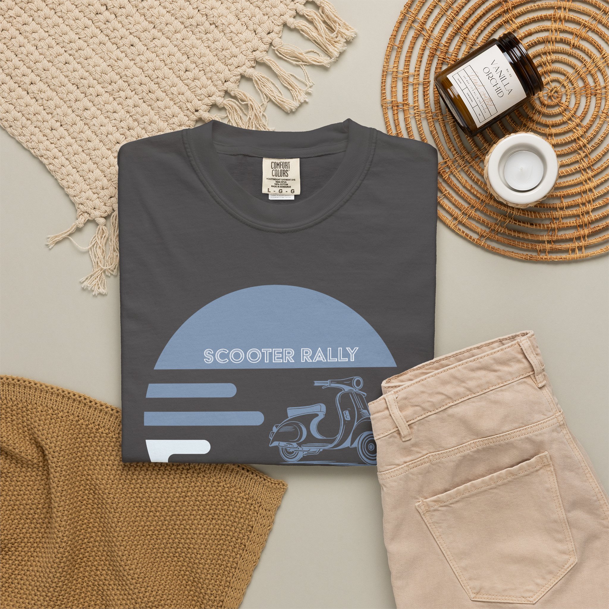 Portrush Scooter Rally T‑Shirt – Vintage Coastal Vespa Tee - Image 16