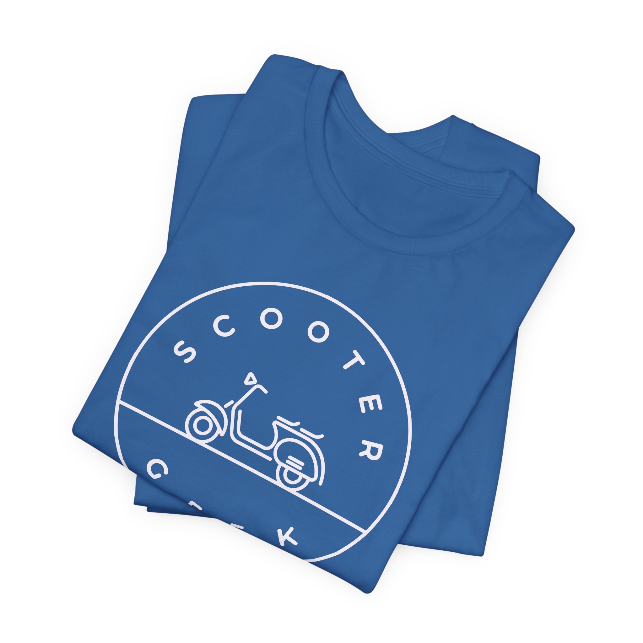 Vespa - Scooter Geek Unisex Jersey Short Sleeve T-Shirt - Image 51