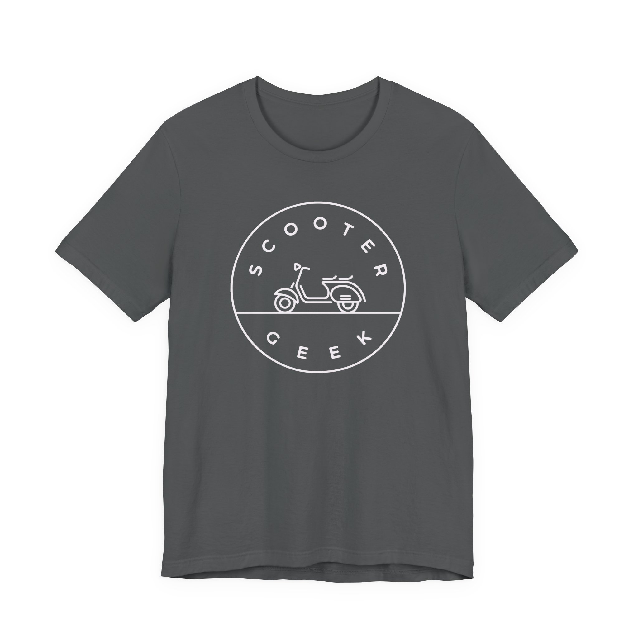 Vespa - Scooter Geek Unisex Jersey Short Sleeve T-Shirt - Image 53