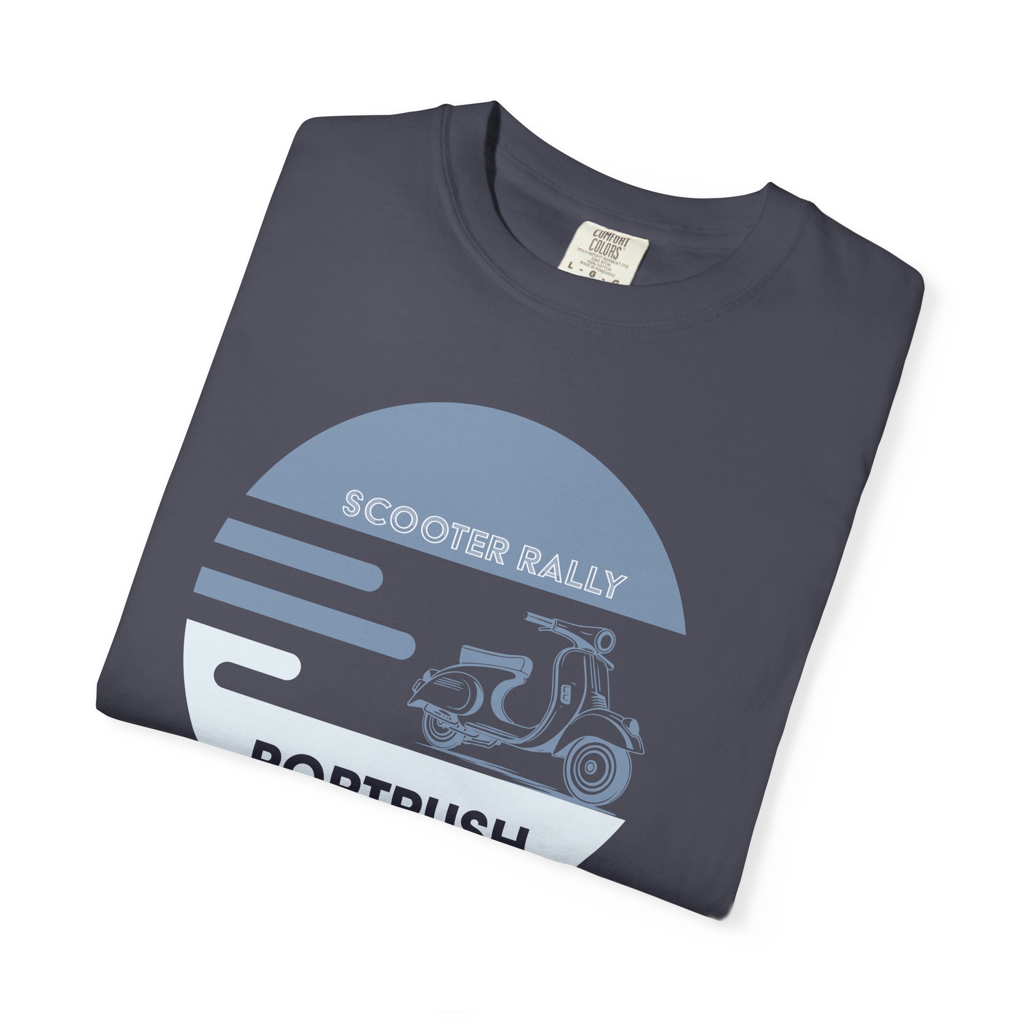 Portrush Scooter Rally T‑Shirt – Vintage Coastal Vespa Tee - Image 23
