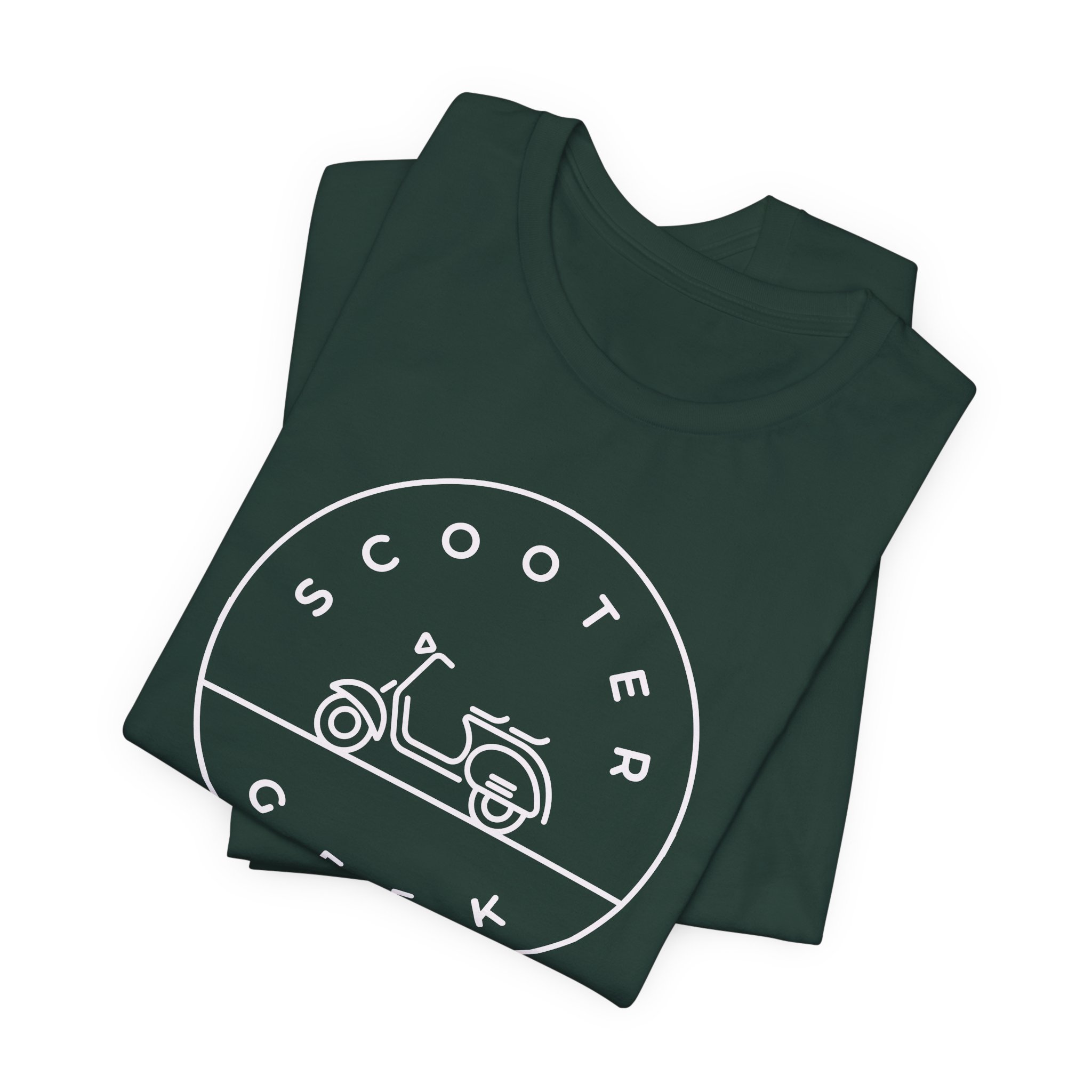 Vespa - Scooter Geek Unisex Jersey Short Sleeve T-Shirt - Image 43