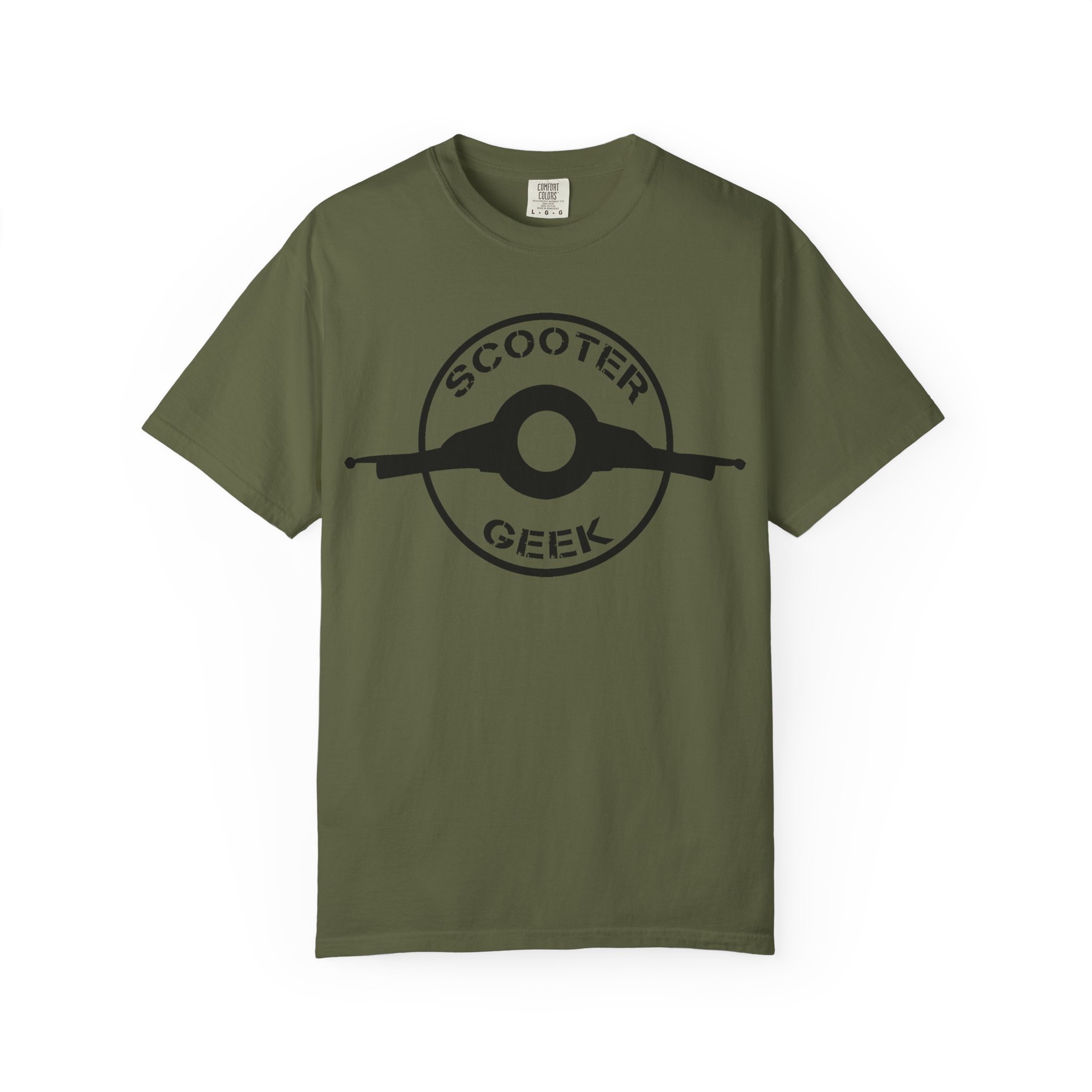 Scooter Geek T-Shirt — Vintage Scooter Helmet Logo Tee - Image 17