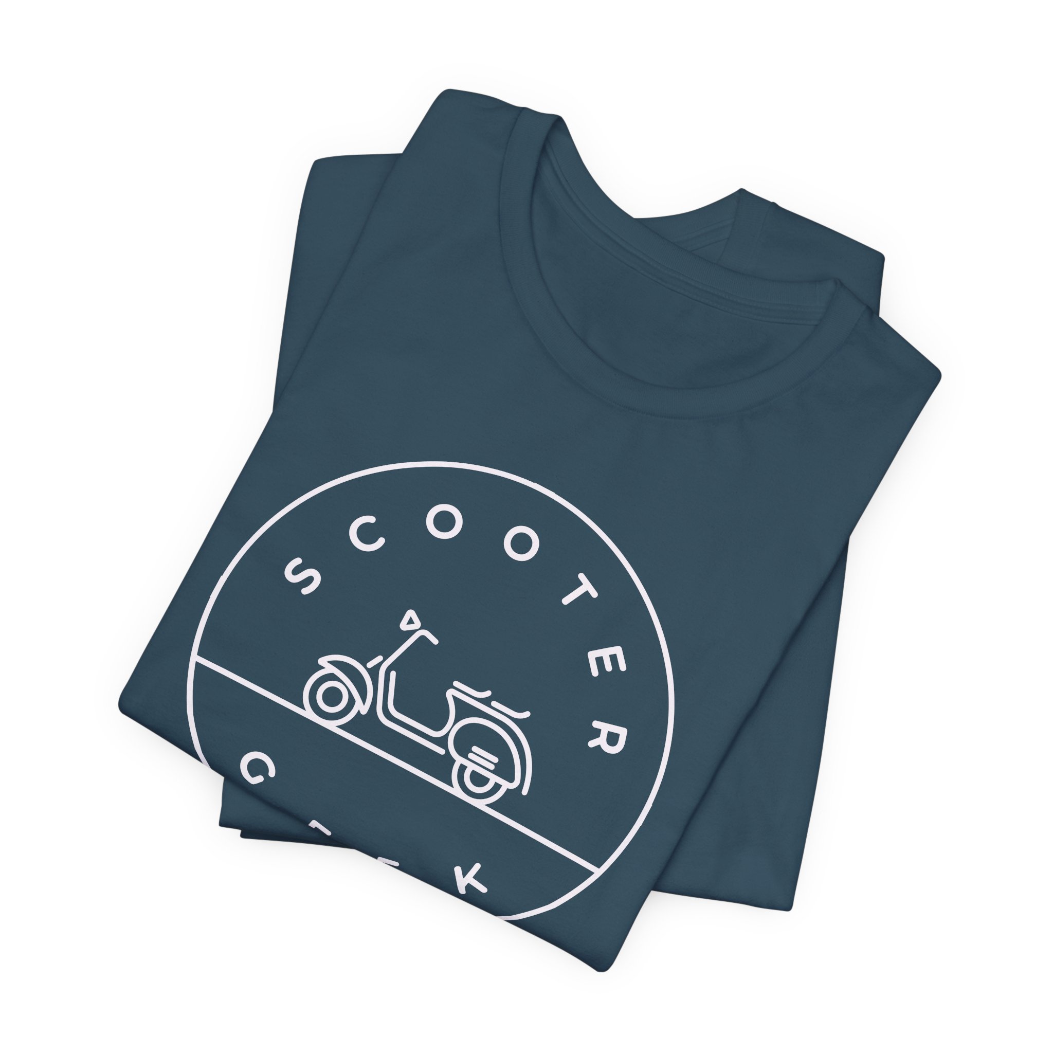 Vespa - Scooter Geek Unisex Jersey Short Sleeve T-Shirt - Image 27