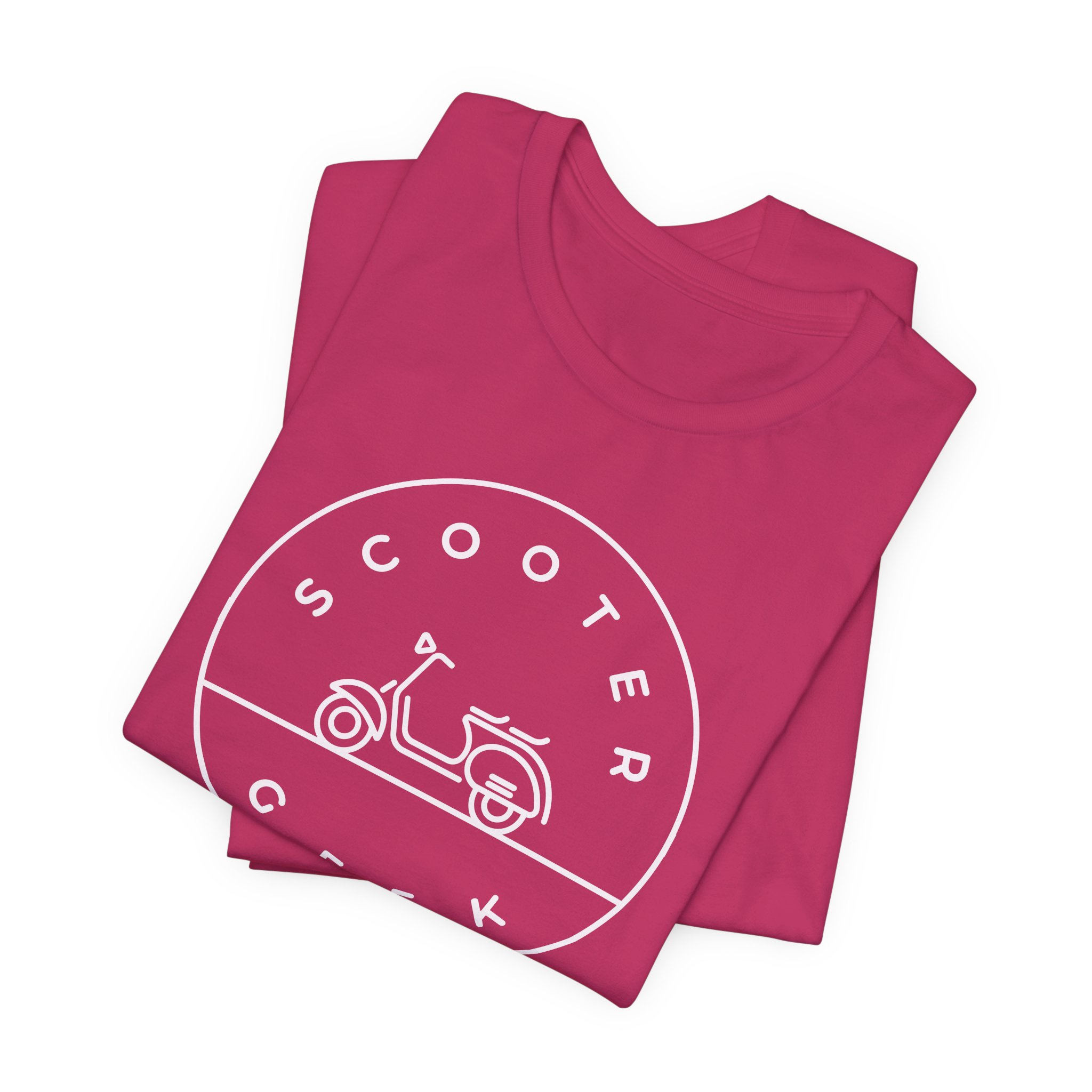 Vespa - Scooter Geek Unisex Jersey Short Sleeve T-Shirt - Image 31