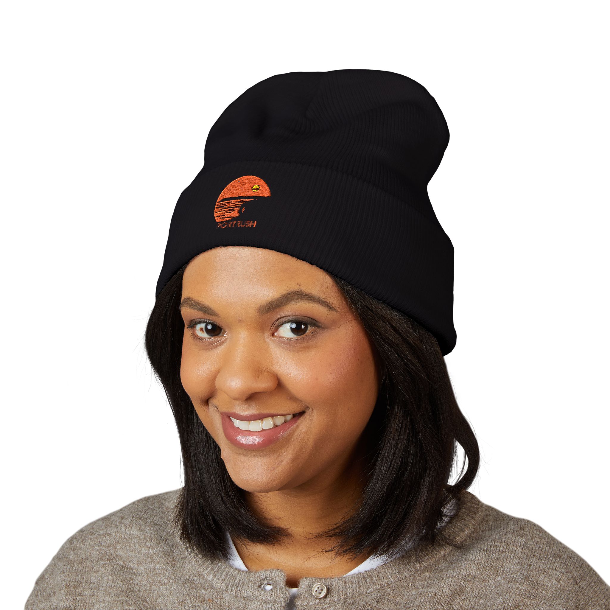 Embroidered Portrush Sunrise Beanie - Image 15