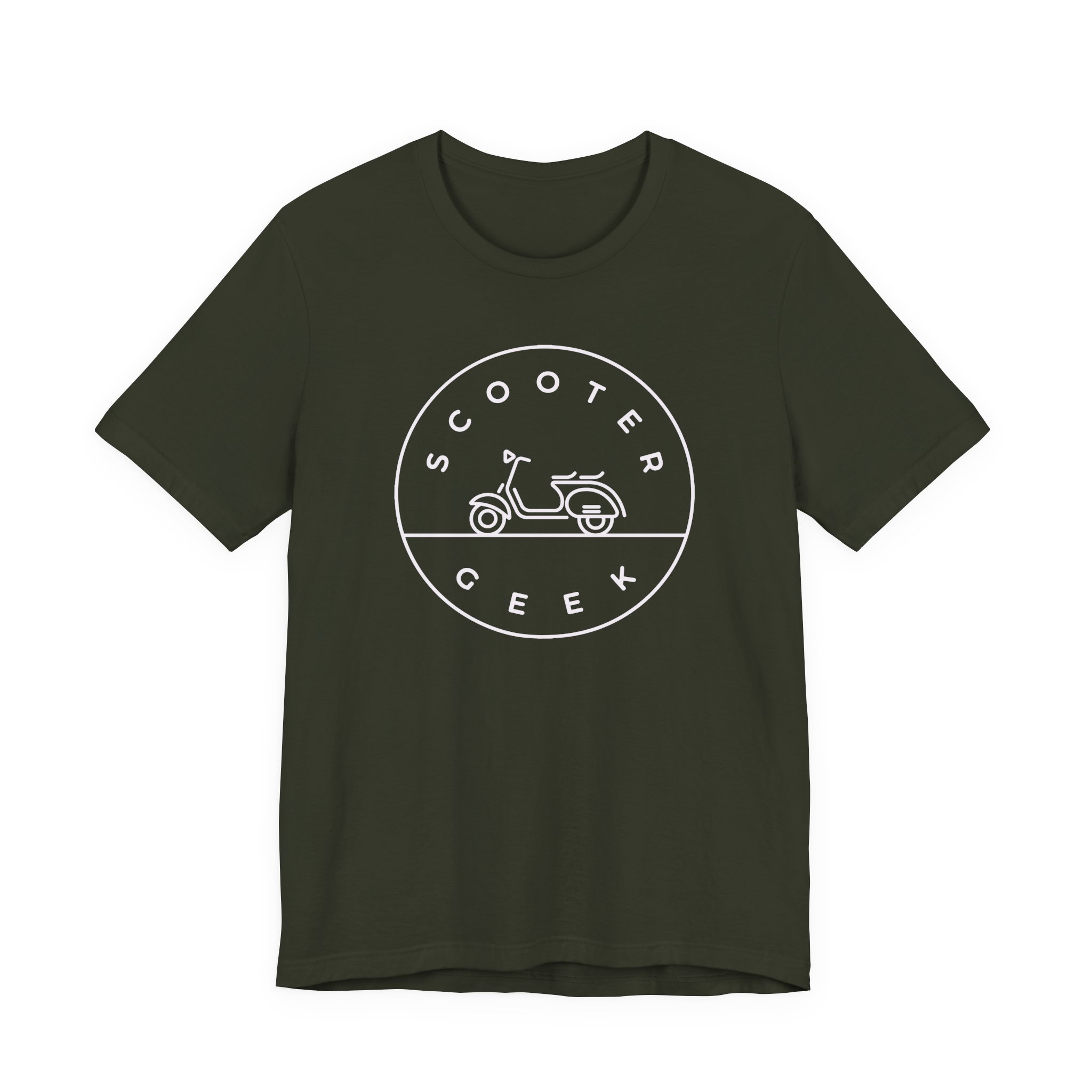 Vespa - Scooter Geek Unisex Jersey Short Sleeve T-Shirt - Image 9