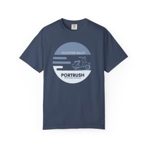 Portrush Scooter Rally T‑Shirt – Vintage Coastal Vespa Tee