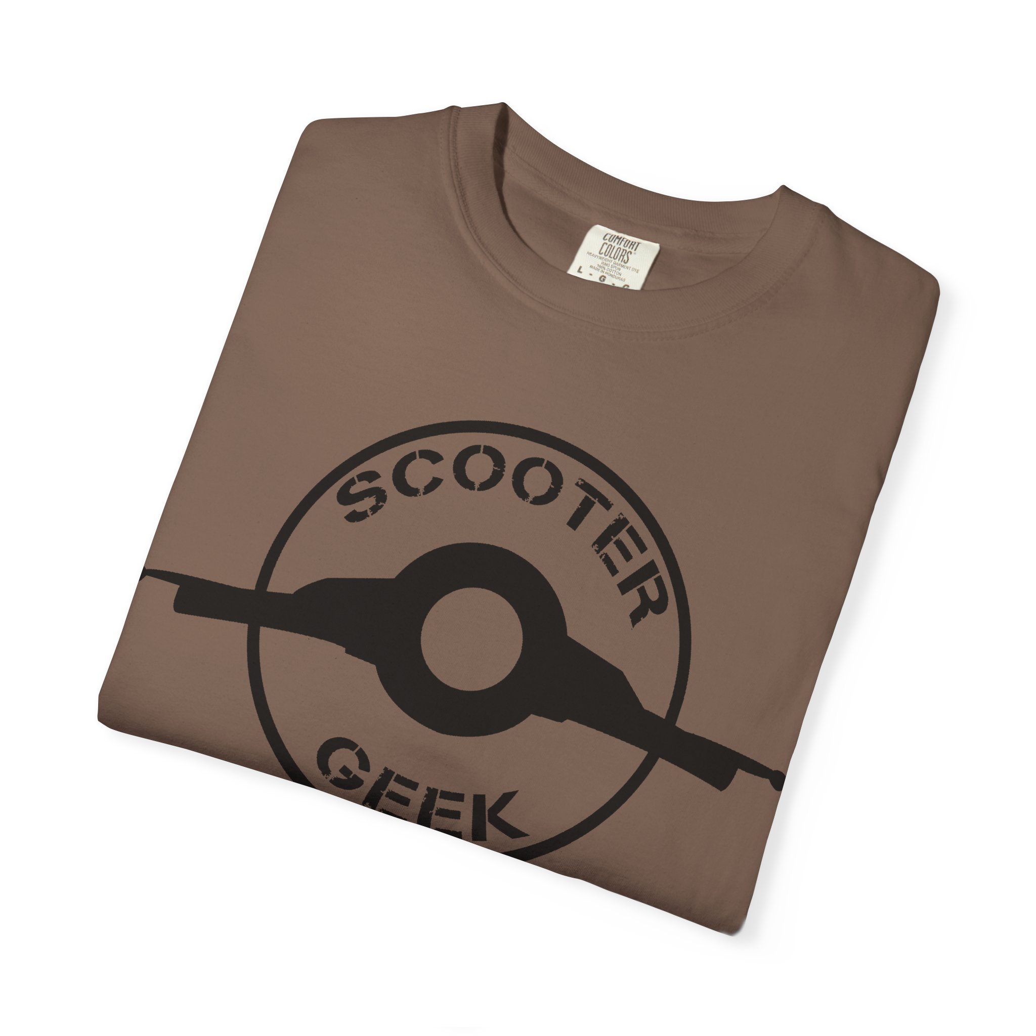 Scooter Geek T-Shirt — Vintage Scooter Helmet Logo Tee - Image 11