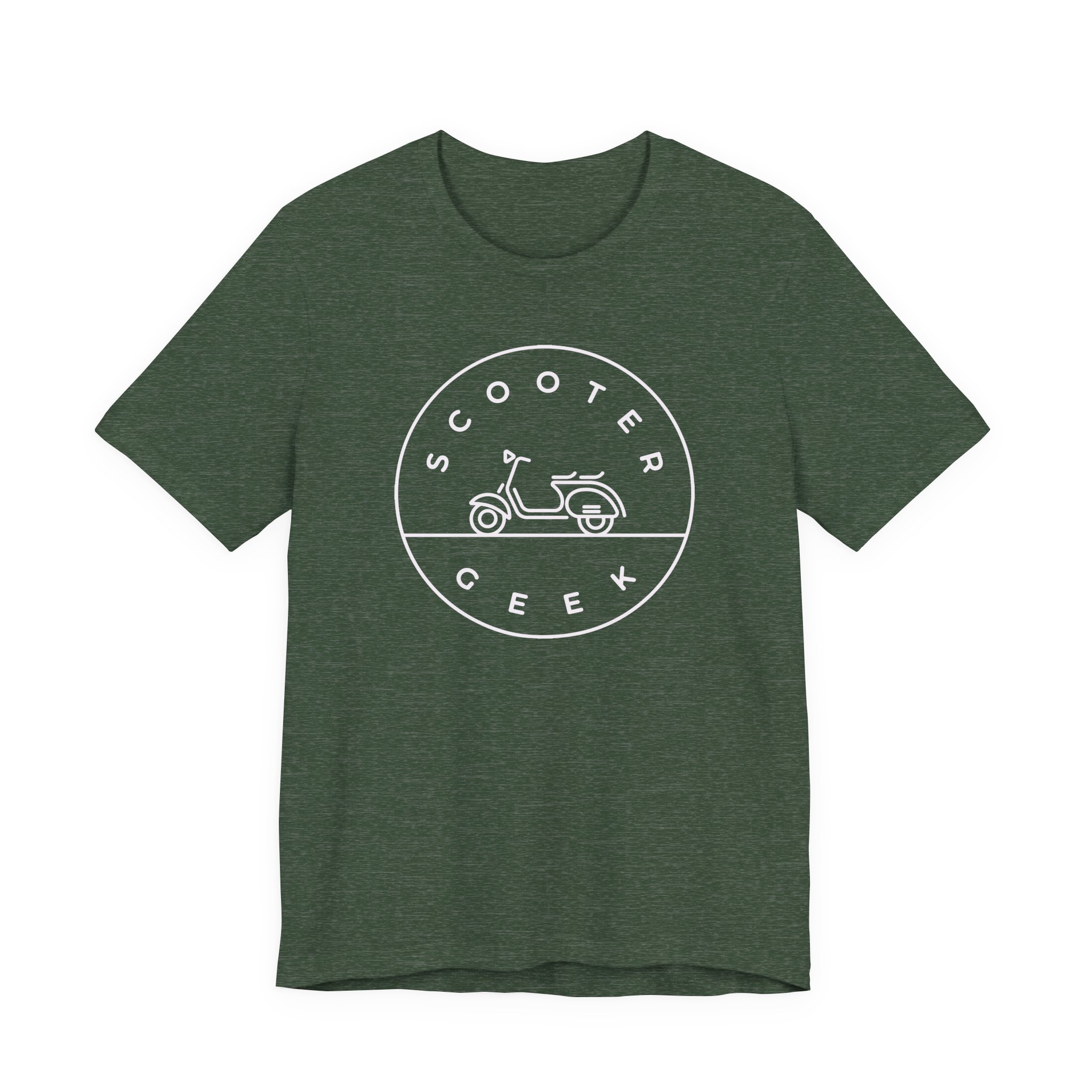 Vespa - Scooter Geek Unisex Jersey Short Sleeve T-Shirt - Image 45
