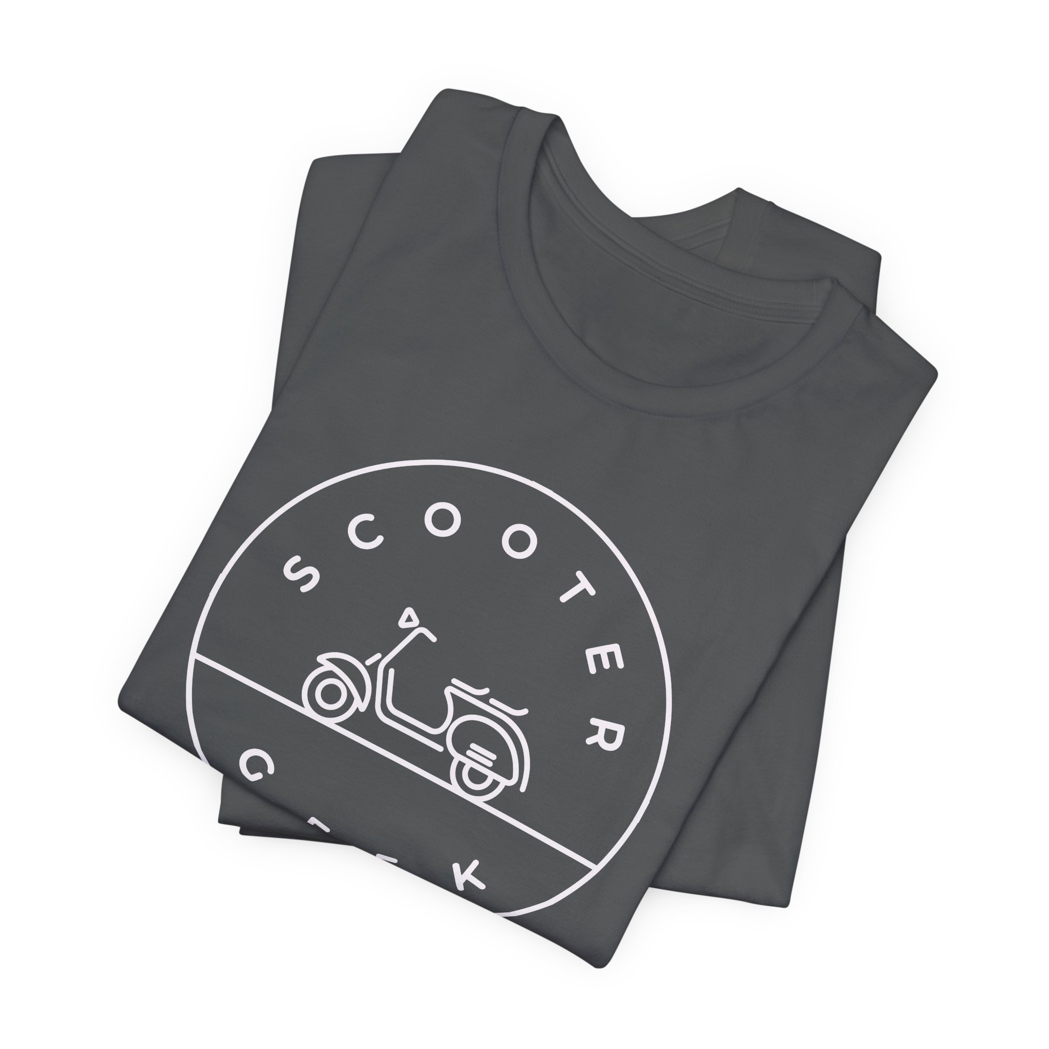Vespa - Scooter Geek Unisex Jersey Short Sleeve T-Shirt - Image 55