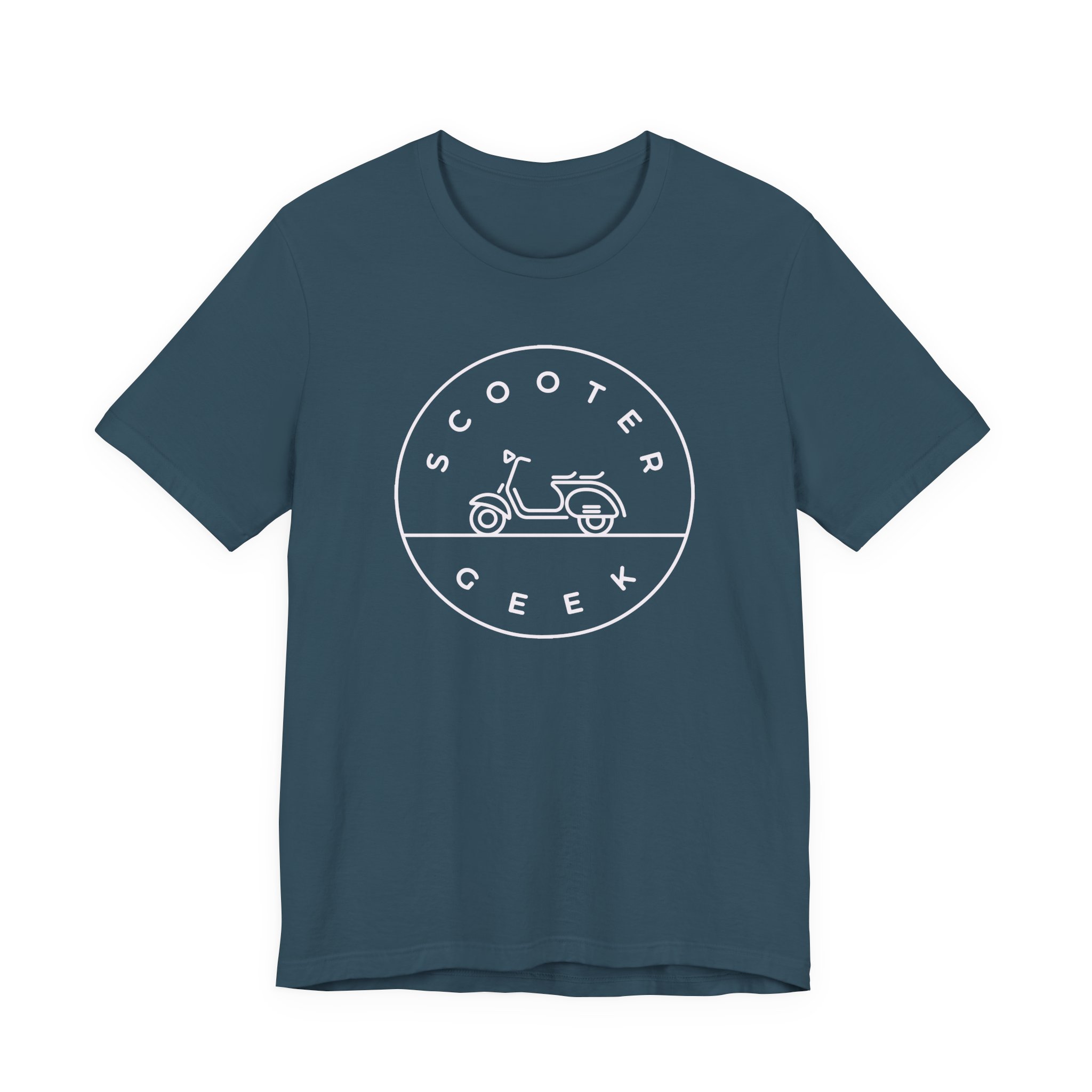 Vespa - Scooter Geek Unisex Jersey Short Sleeve T-Shirt - Image 25