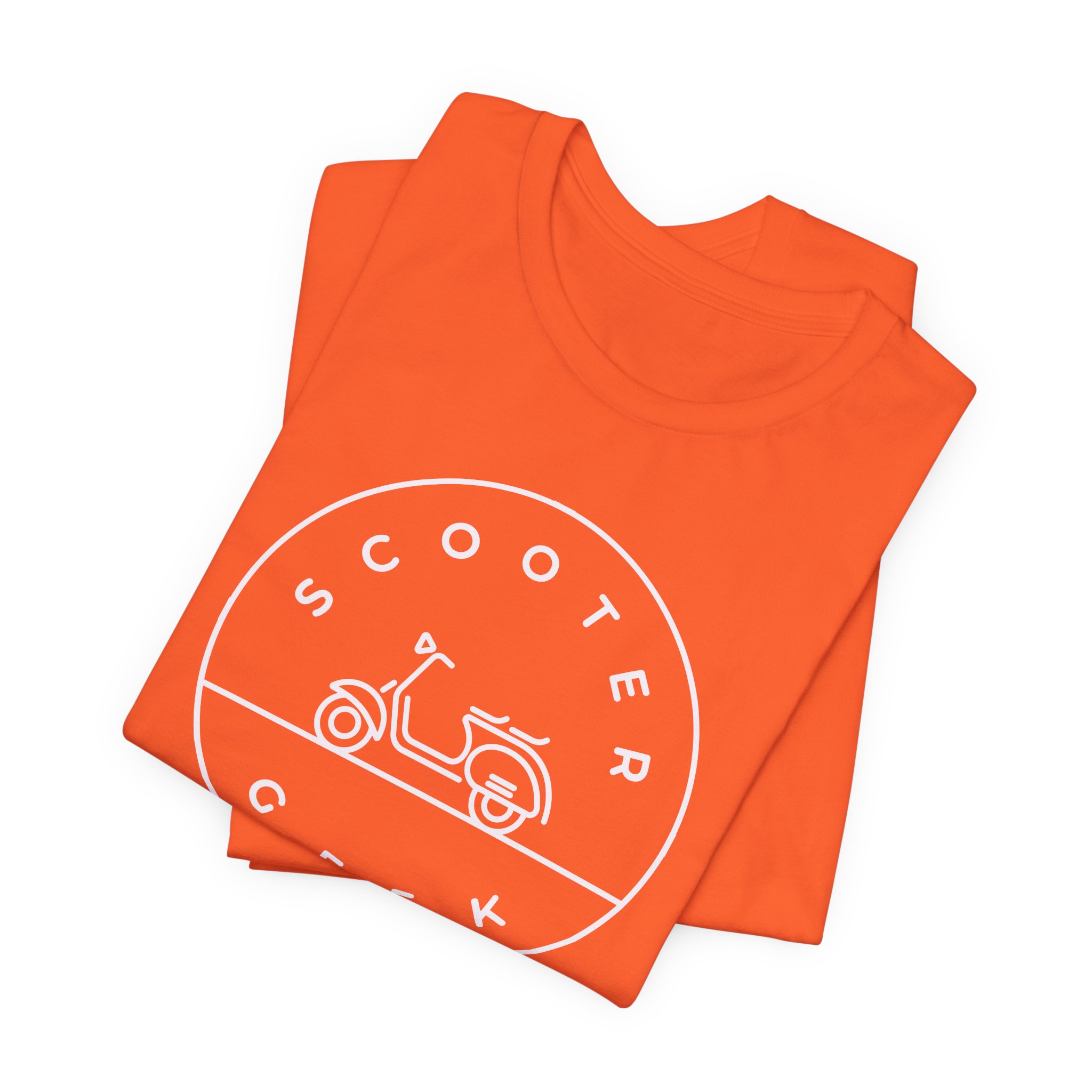 Vespa - Scooter Geek Unisex Jersey Short Sleeve T-Shirt - Image 3