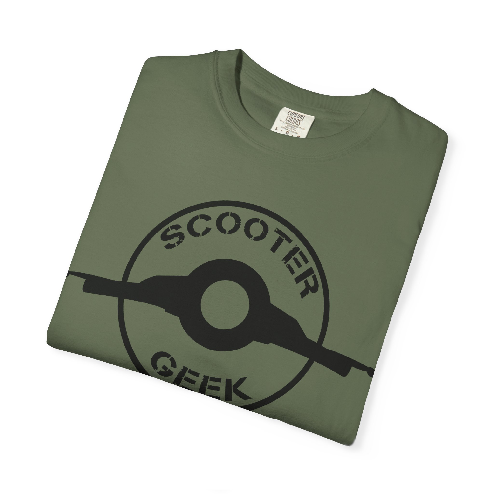 Scooter Geek T-Shirt — Vintage Scooter Helmet Logo Tee - Image 15
