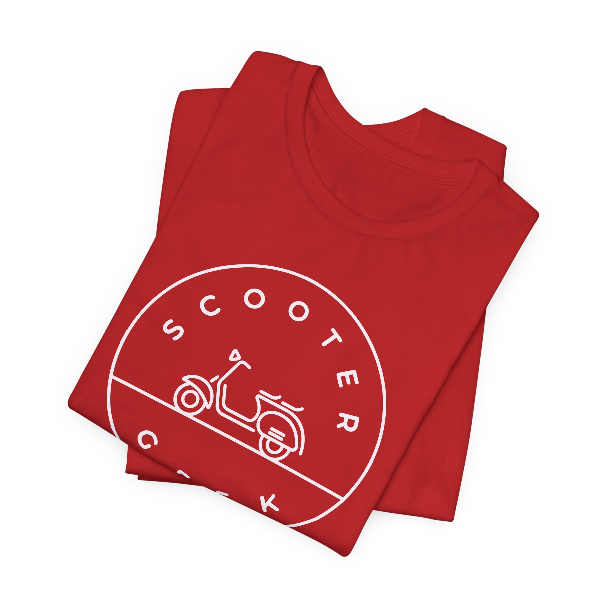 Vespa - Scooter Geek Unisex Jersey Short Sleeve T-Shirt - Image 35