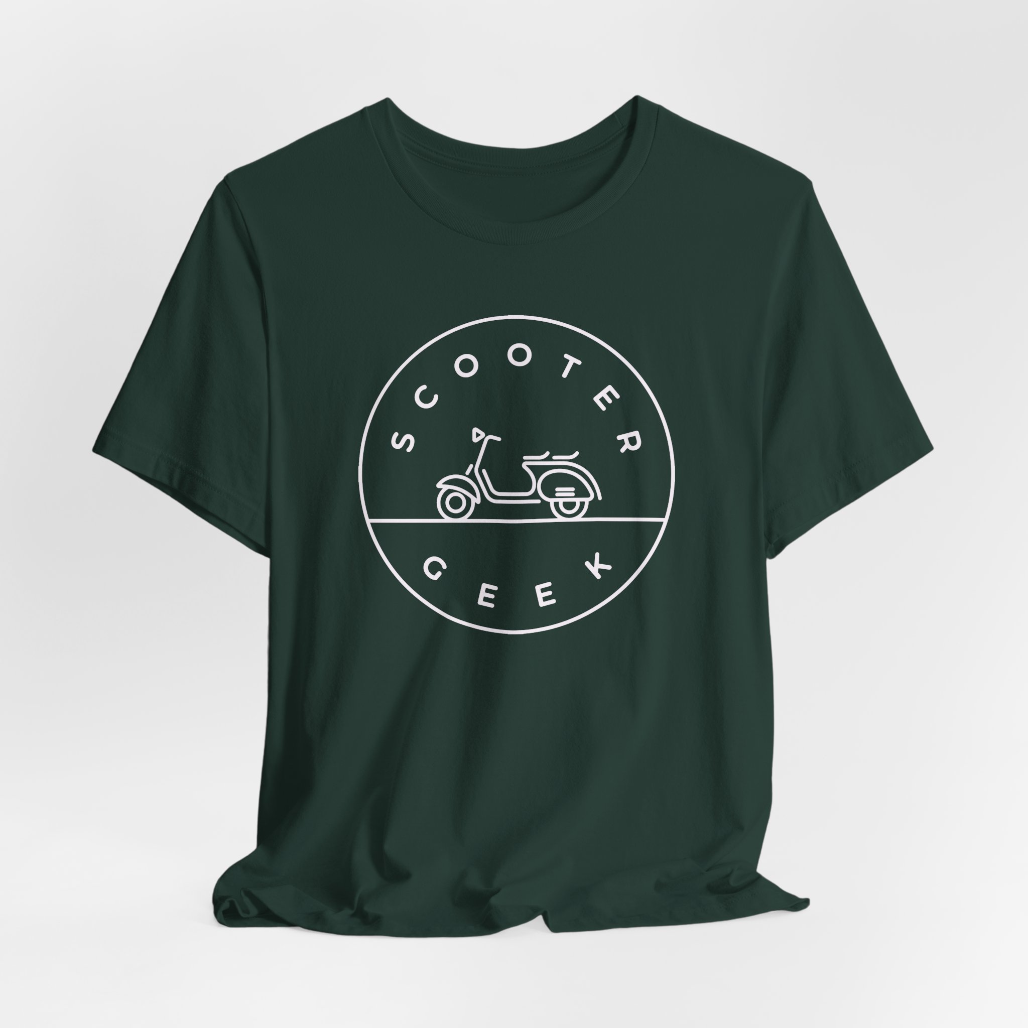 Vespa - Scooter Geek Unisex Jersey Short Sleeve T-Shirt - Image 44