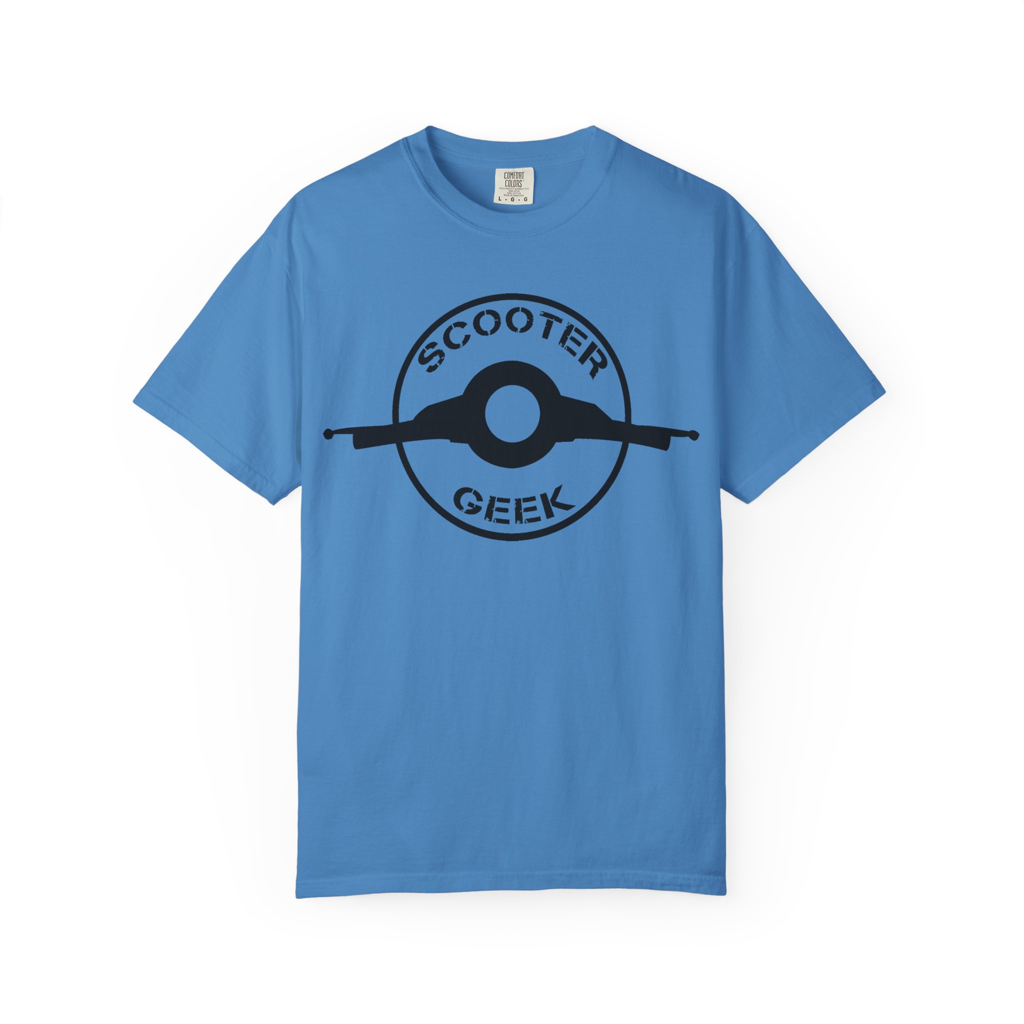 Scooter Geek T-Shirt — Vintage Scooter Helmet Logo Tee - Image 29