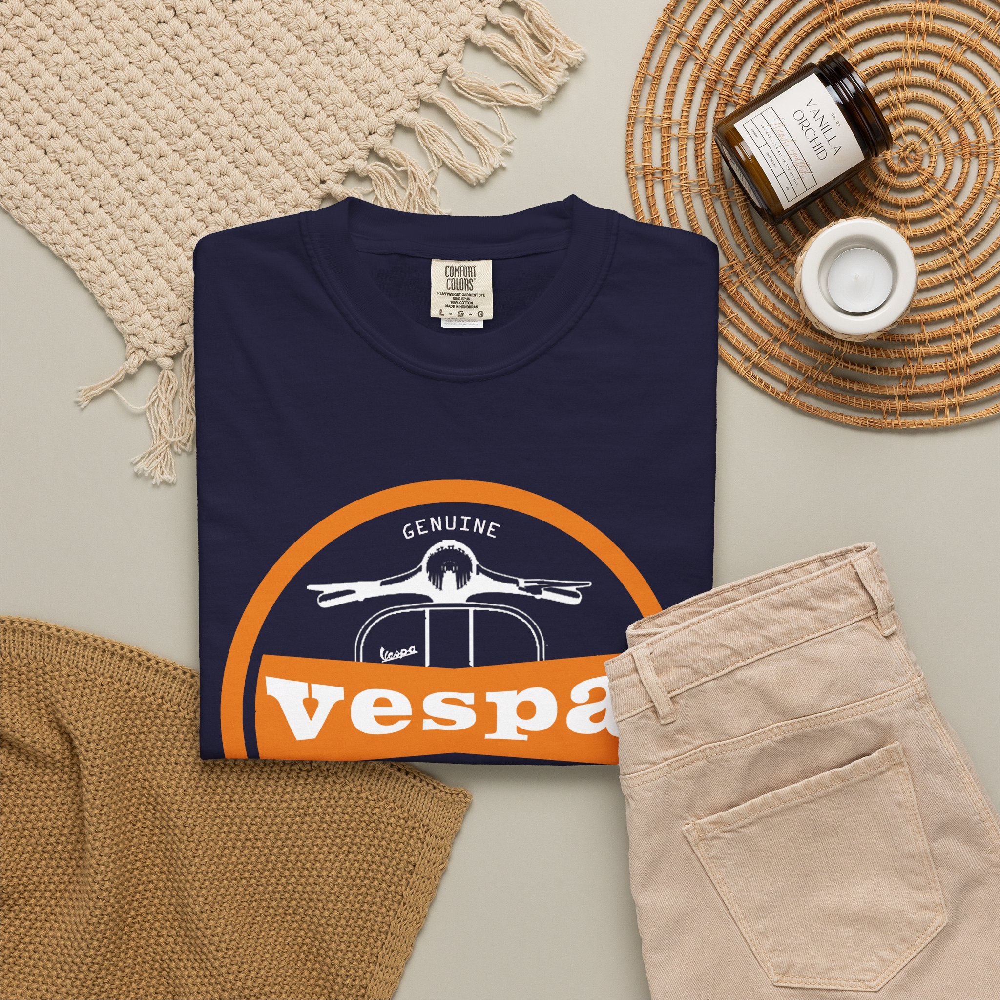 Vespa Made in Italy T-Shirt - Image 8