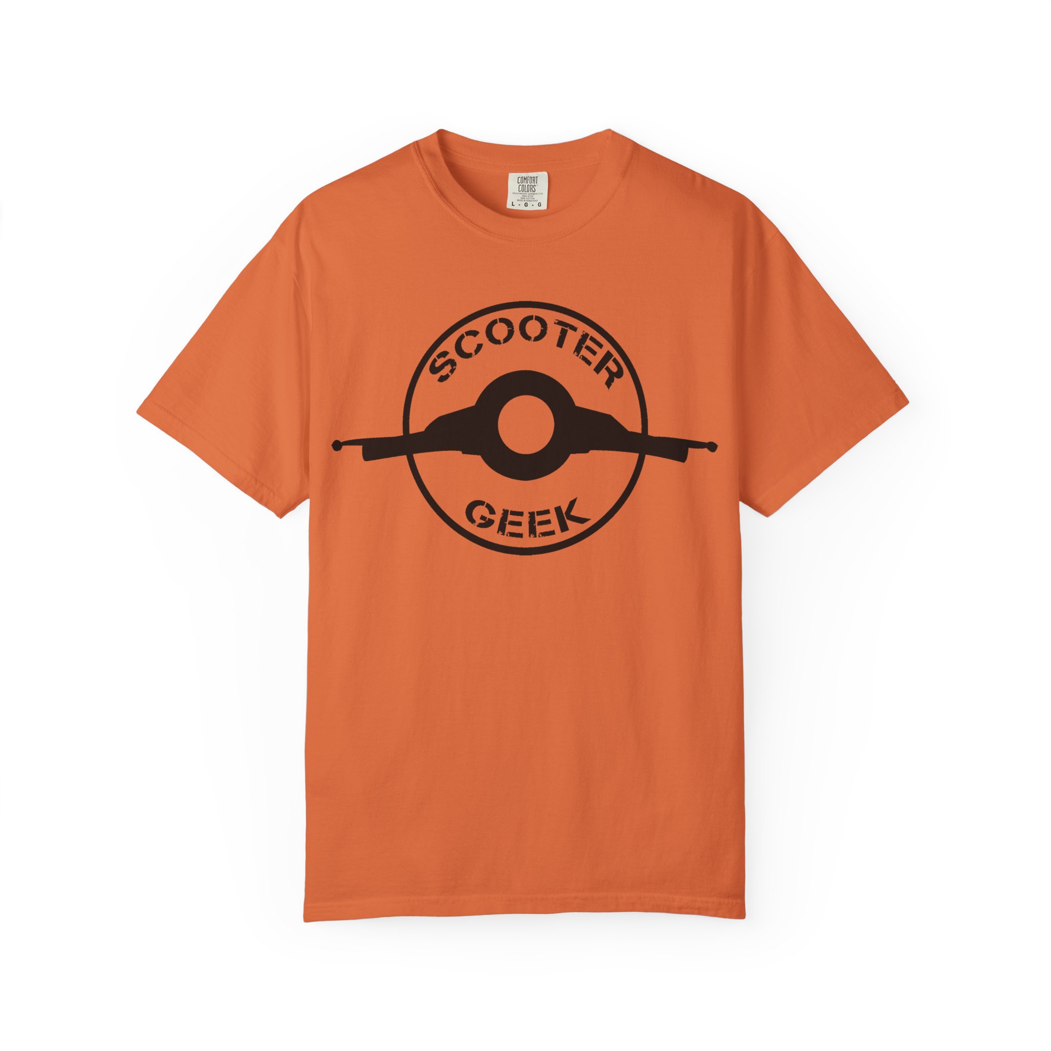 Scooter Geek T-Shirt — Vintage Scooter Helmet Logo Tee