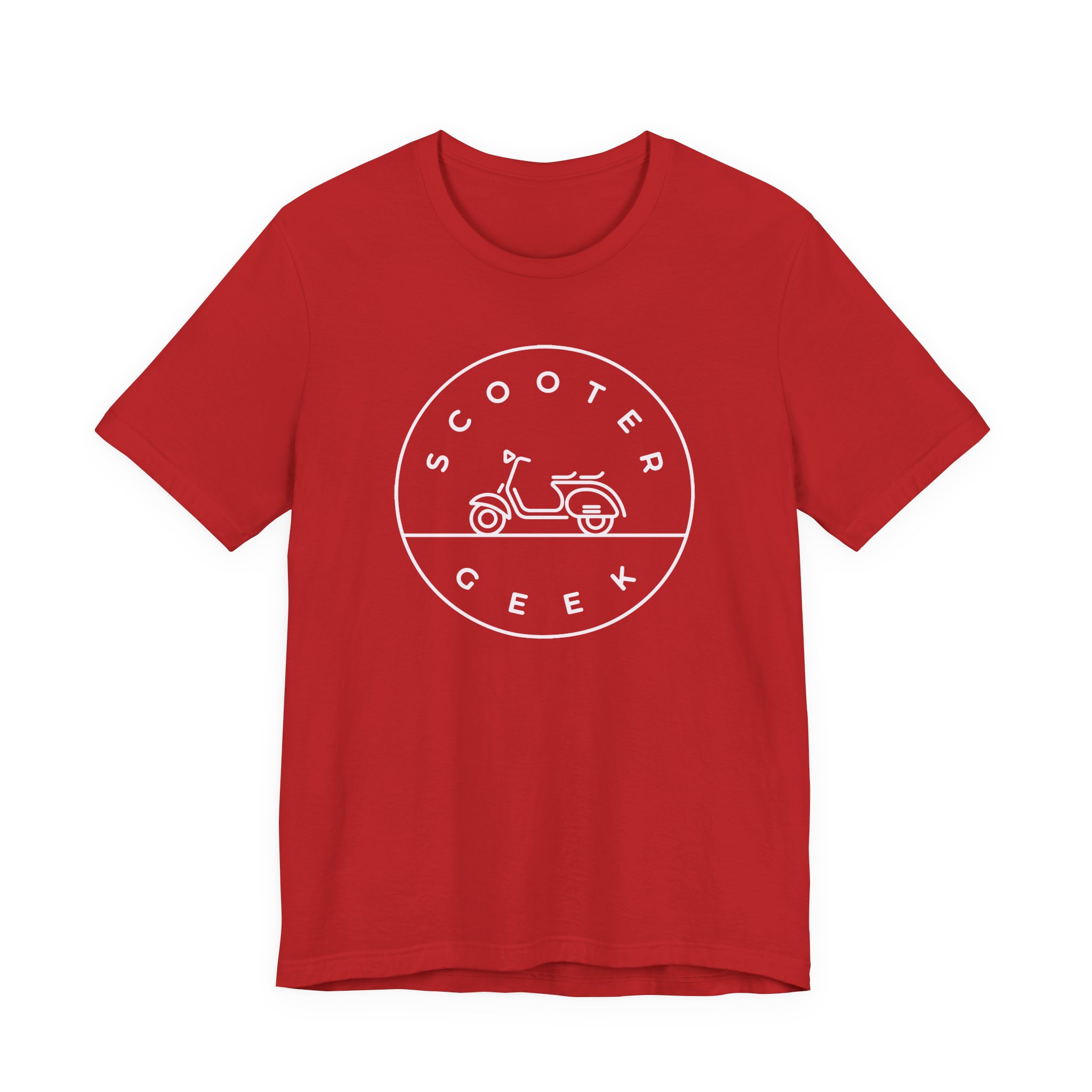Vespa - Scooter Geek Unisex Jersey Short Sleeve T-Shirt - Image 33