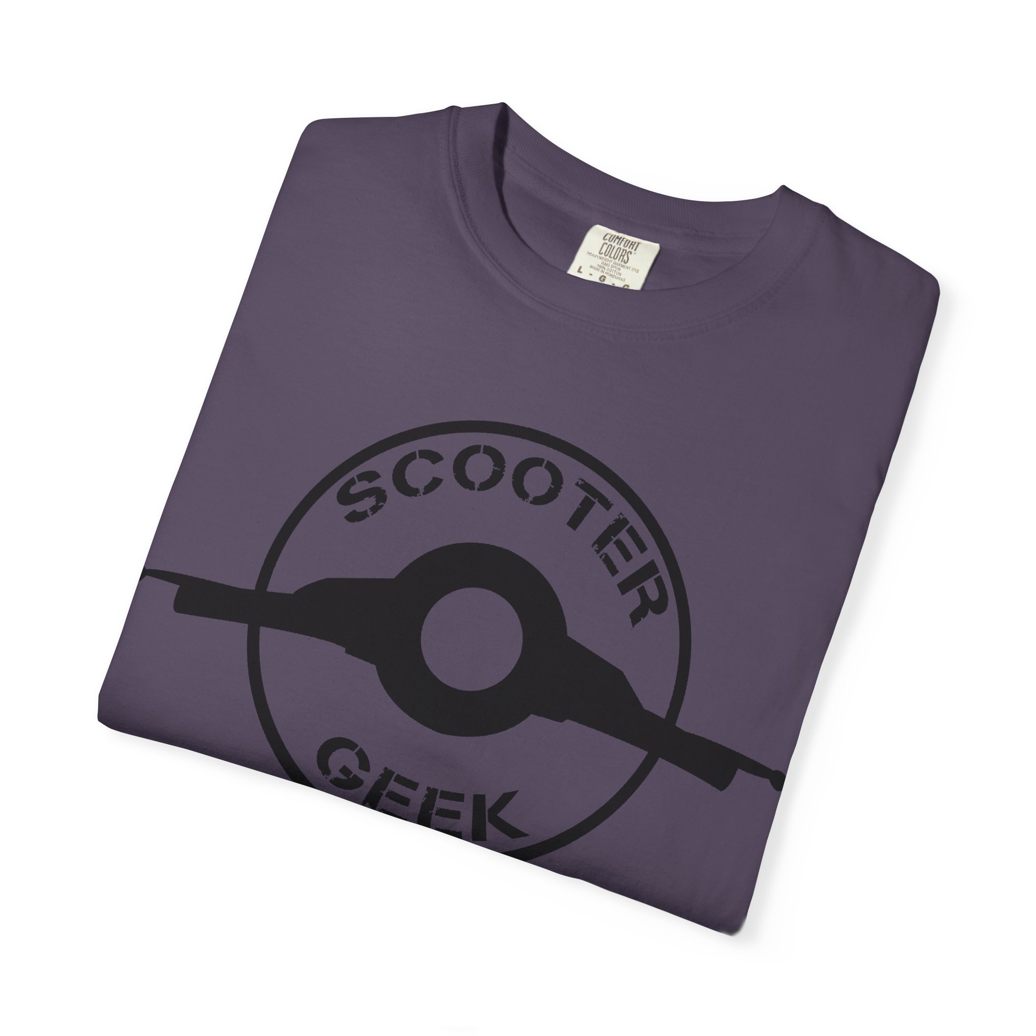 Scooter Geek T-Shirt — Vintage Scooter Helmet Logo Tee - Image 39