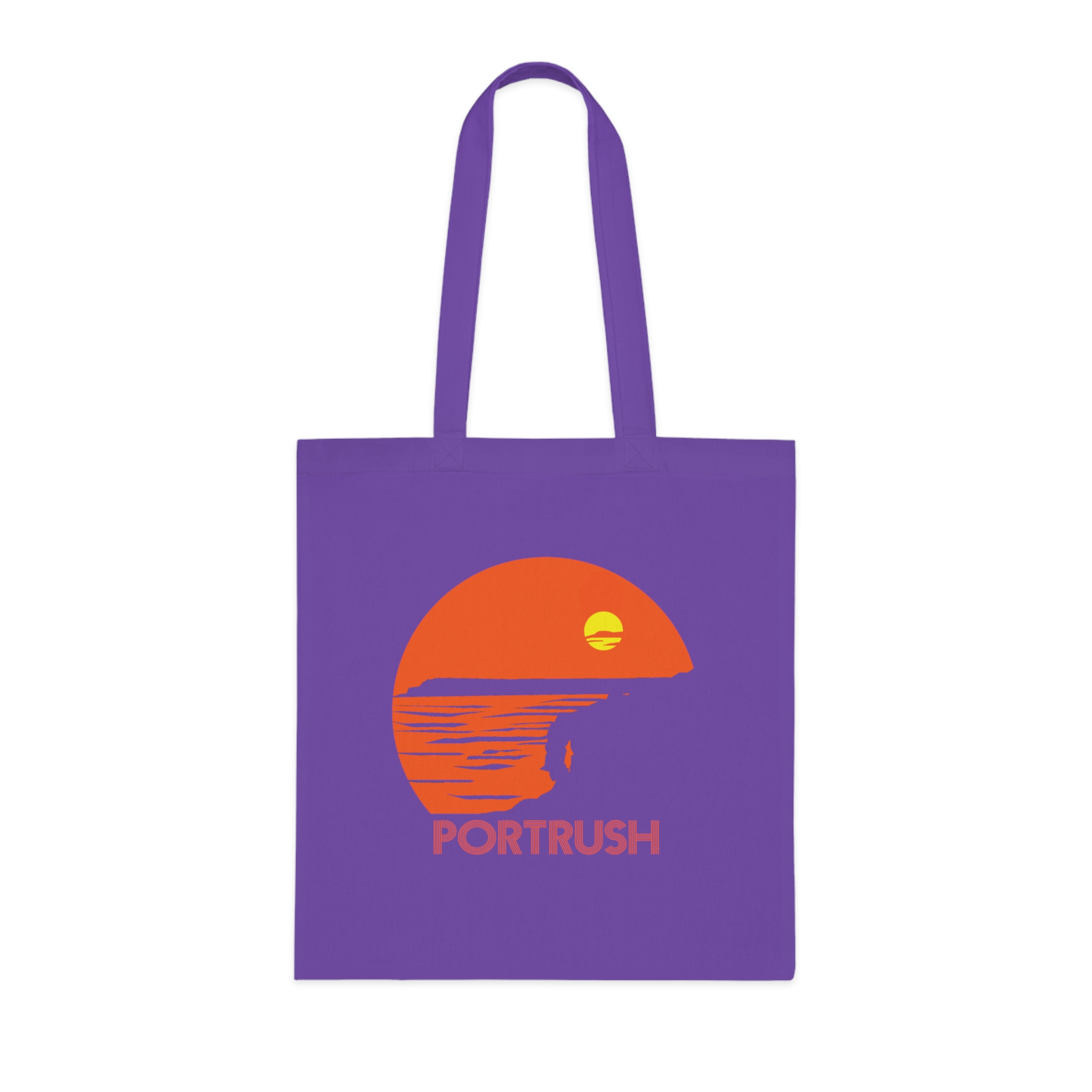 Portrush Sunrise Cotton Tote — Beach Sunset Graphic Tote Bag - Image 20
