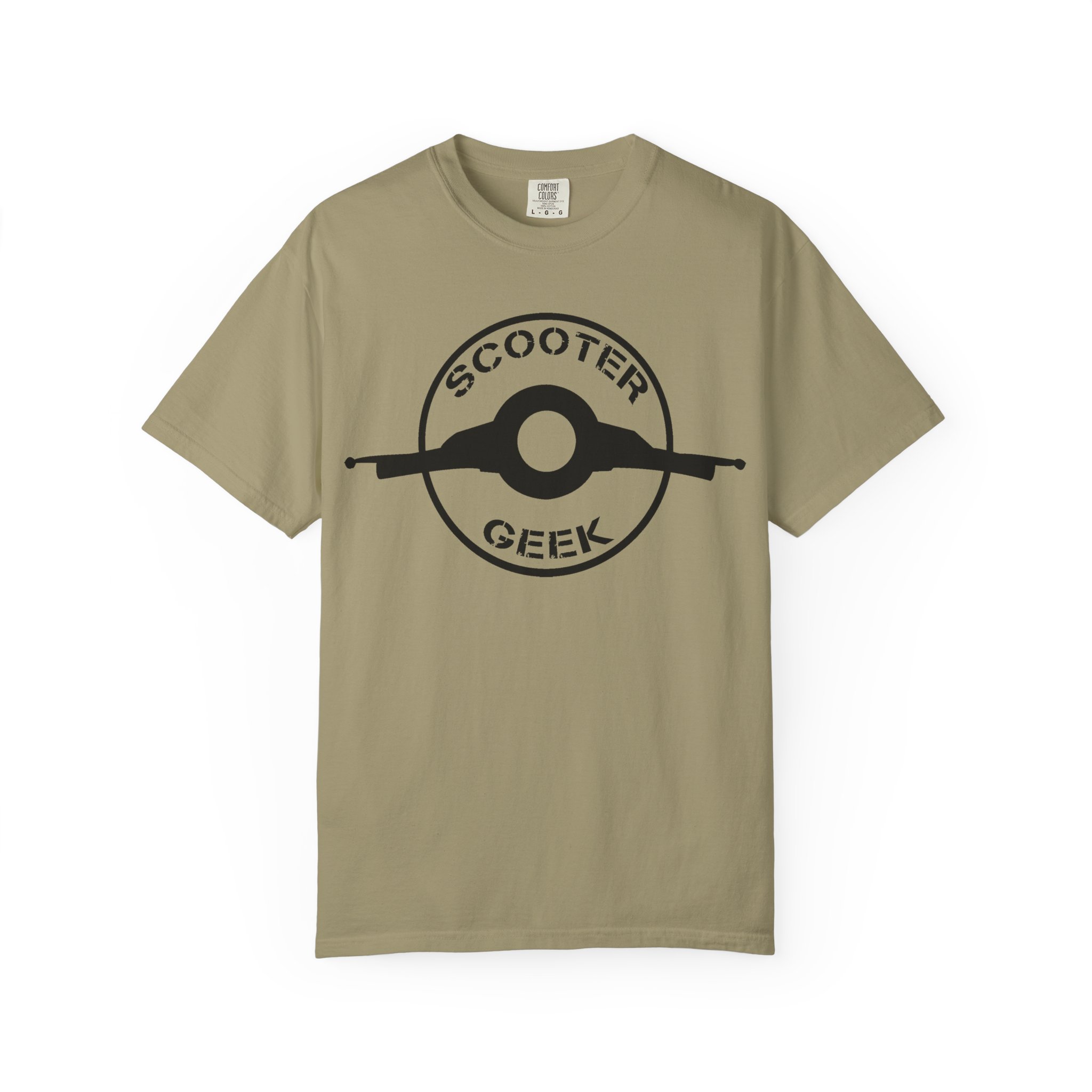 Scooter Geek T-Shirt — Vintage Scooter Helmet Logo Tee - Image 5