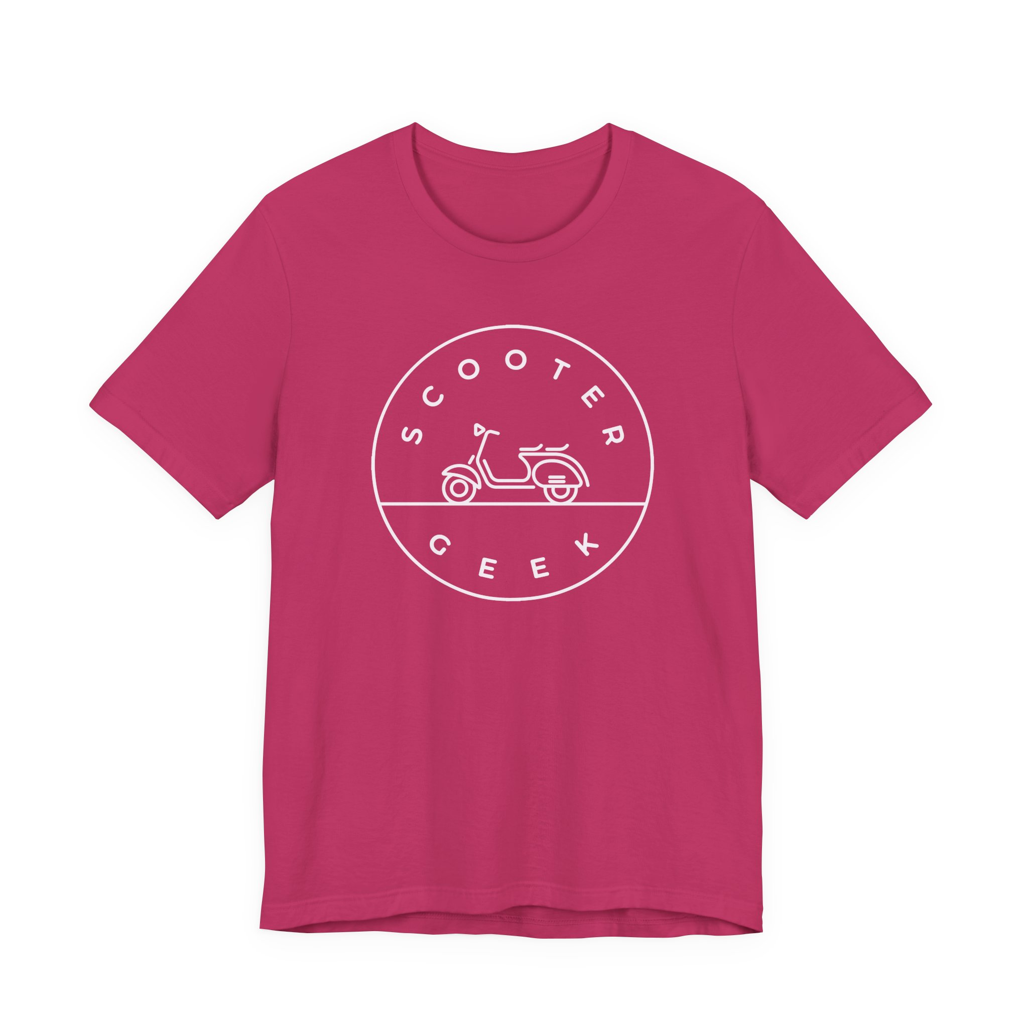 Vespa - Scooter Geek Unisex Jersey Short Sleeve T-Shirt - Image 29