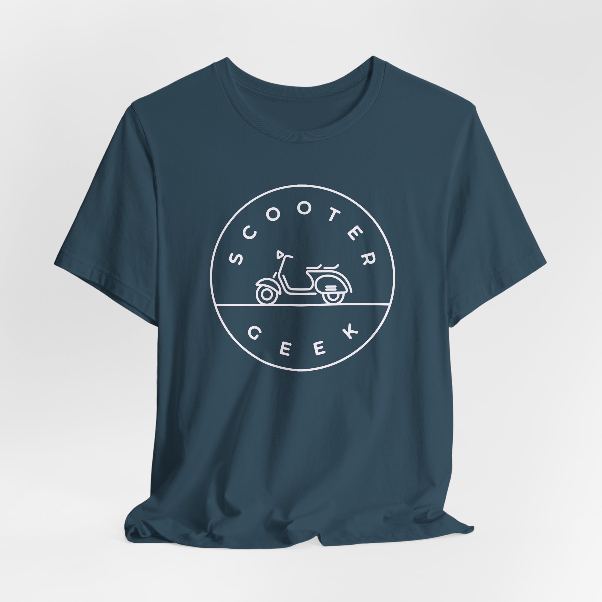 Vespa - Scooter Geek Unisex Jersey Short Sleeve T-Shirt - Image 28