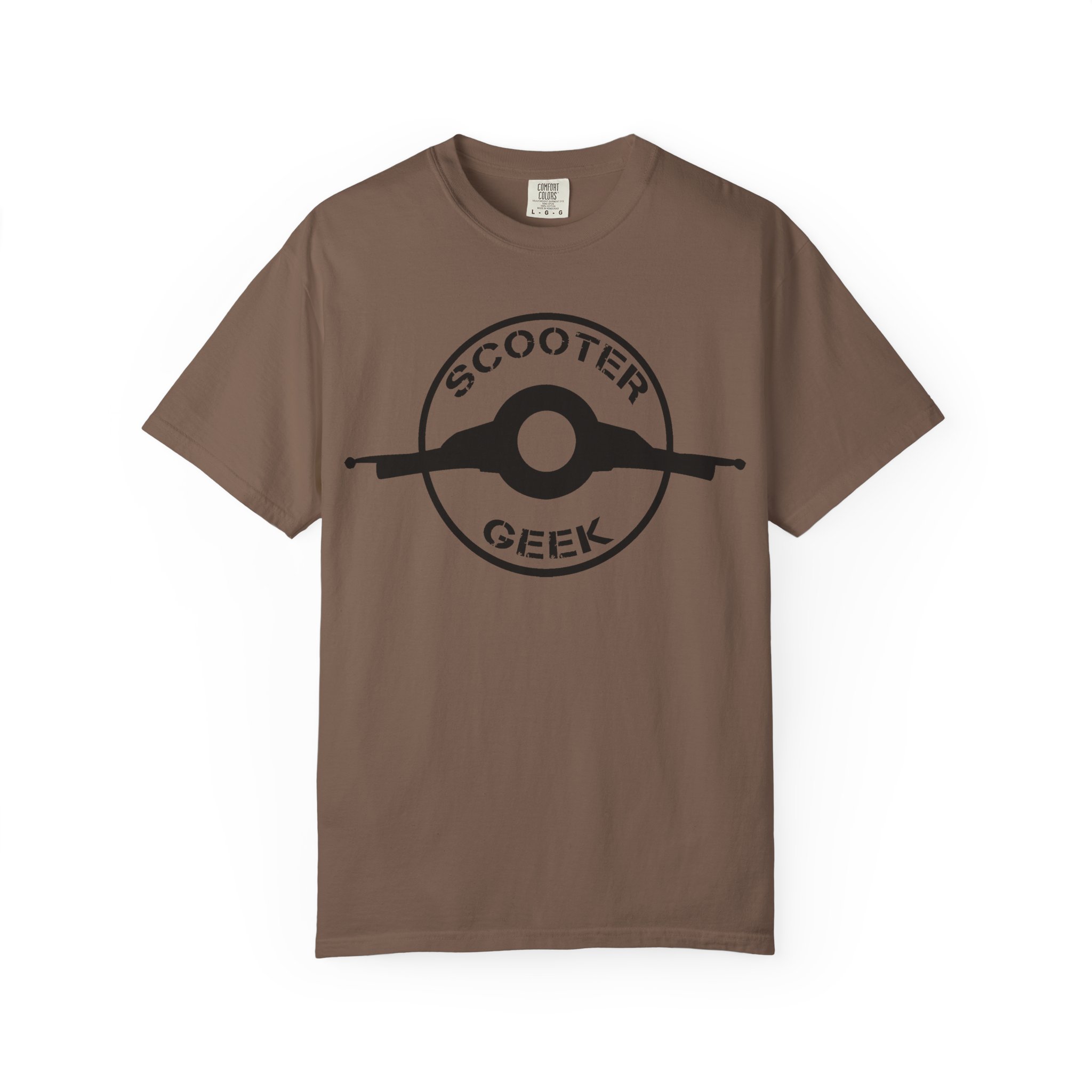Scooter Geek T-Shirt — Vintage Scooter Helmet Logo Tee - Image 9