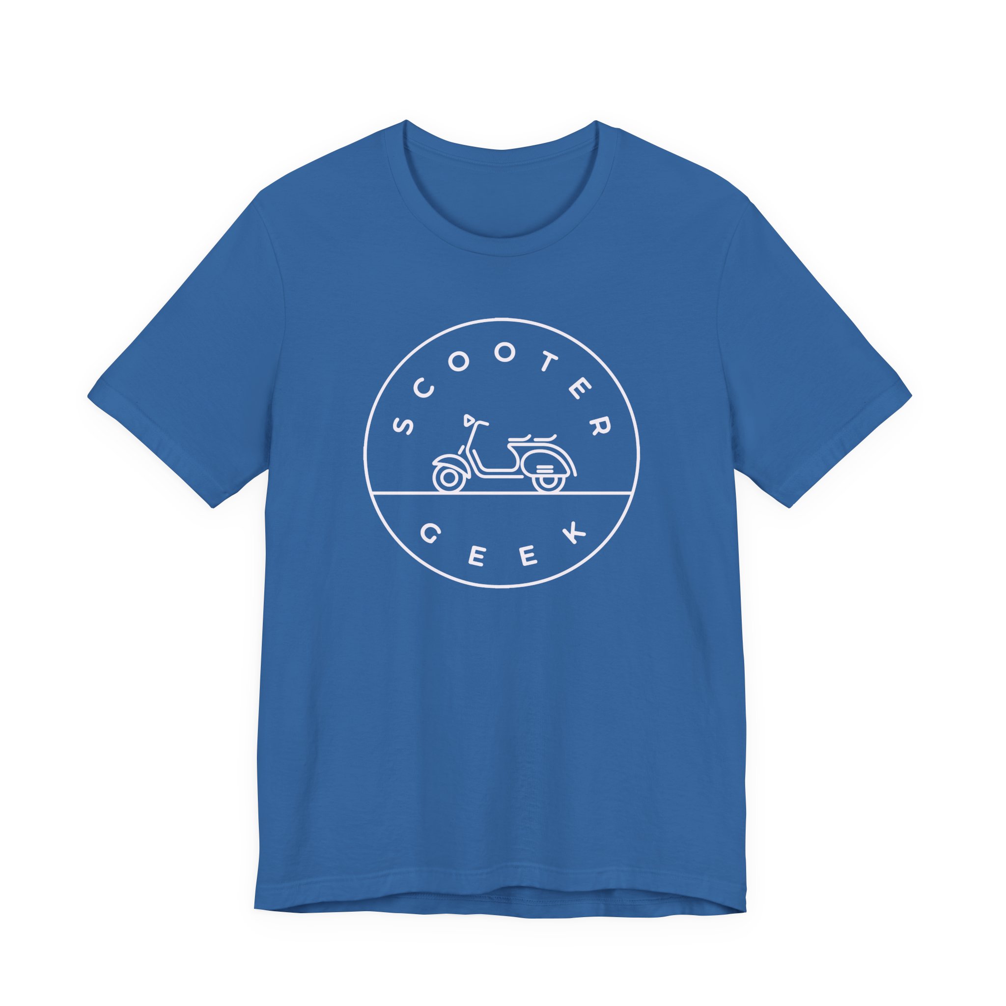 Vespa - Scooter Geek Unisex Jersey Short Sleeve T-Shirt - Image 49