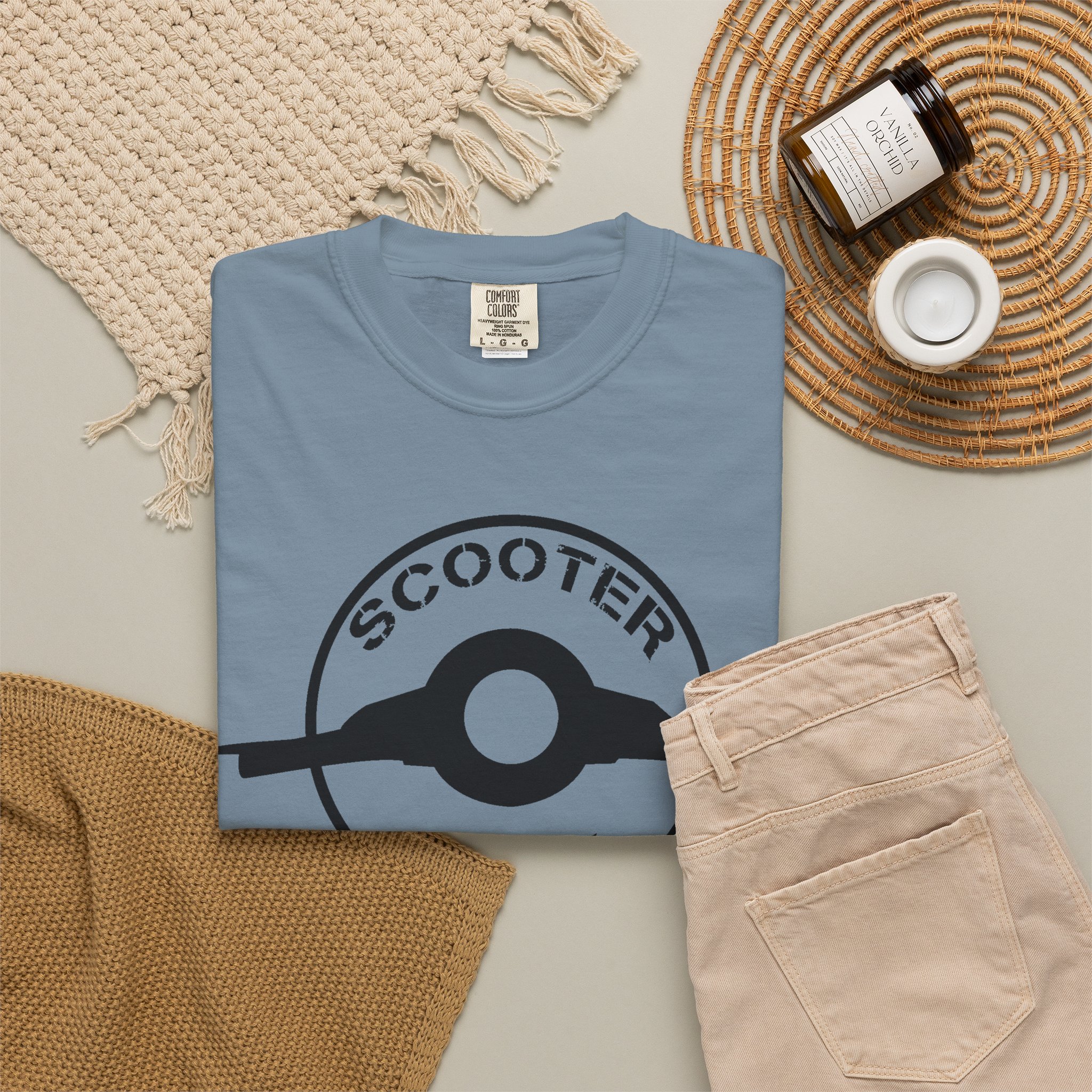 Scooter Geek T-Shirt — Vintage Scooter Helmet Logo Tee - Image 28