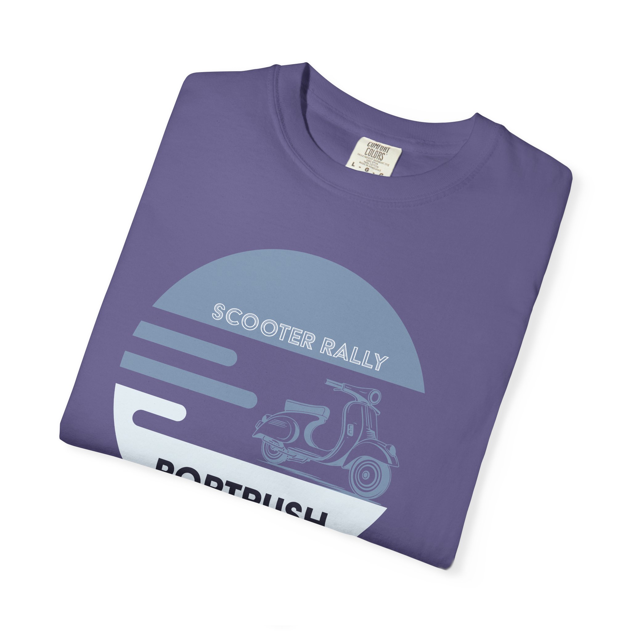 Portrush Scooter Rally T‑Shirt – Vintage Coastal Vespa Tee - Image 27