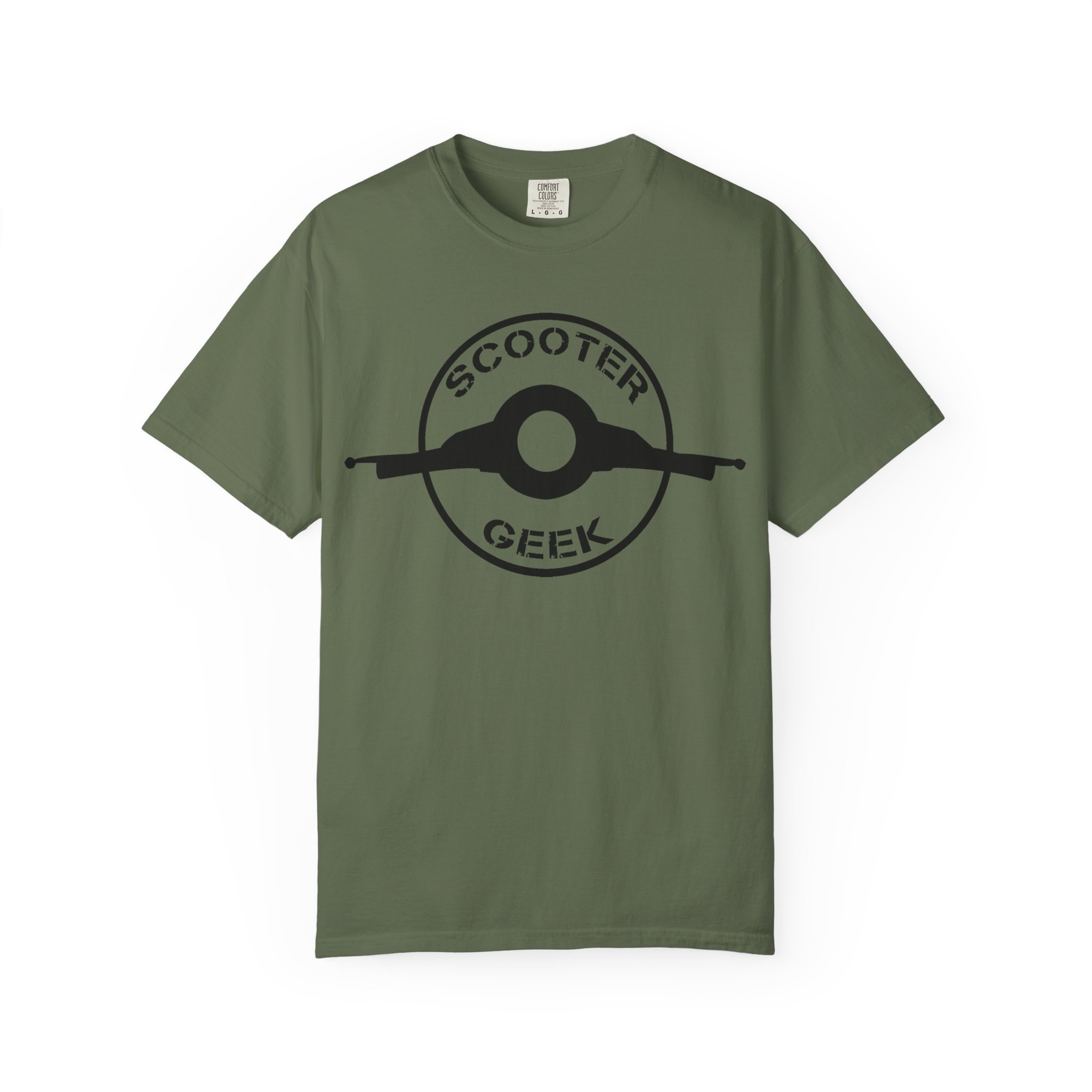 Scooter Geek T-Shirt — Vintage Scooter Helmet Logo Tee - Image 13