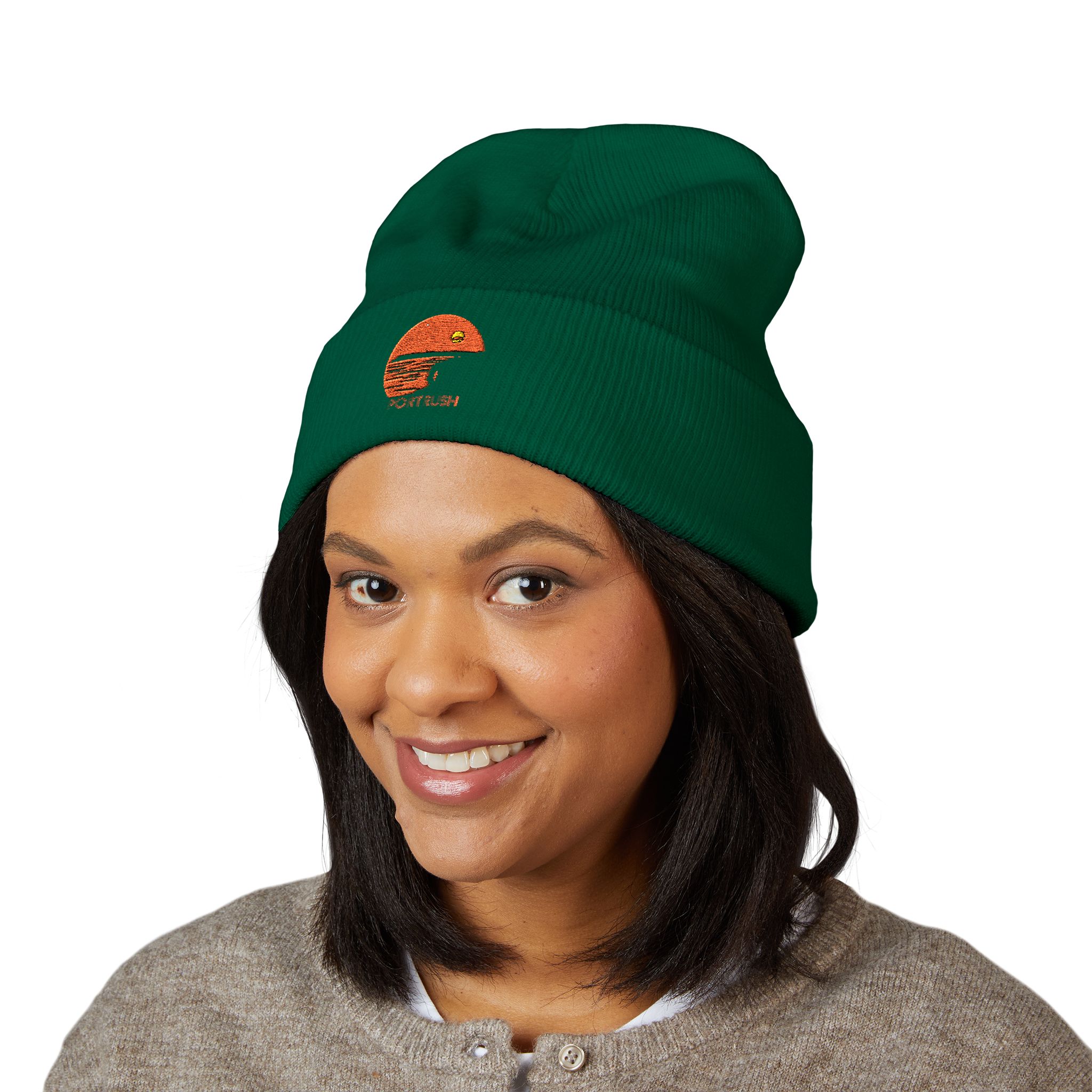 Embroidered Portrush Sunrise Beanie - Image 7