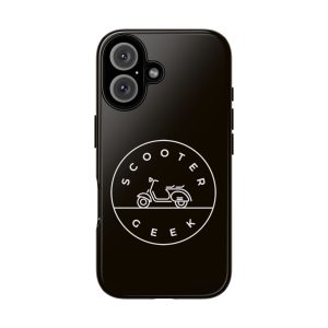Phone Case — Scooter Geek Retro Scooter Logo Tough Case