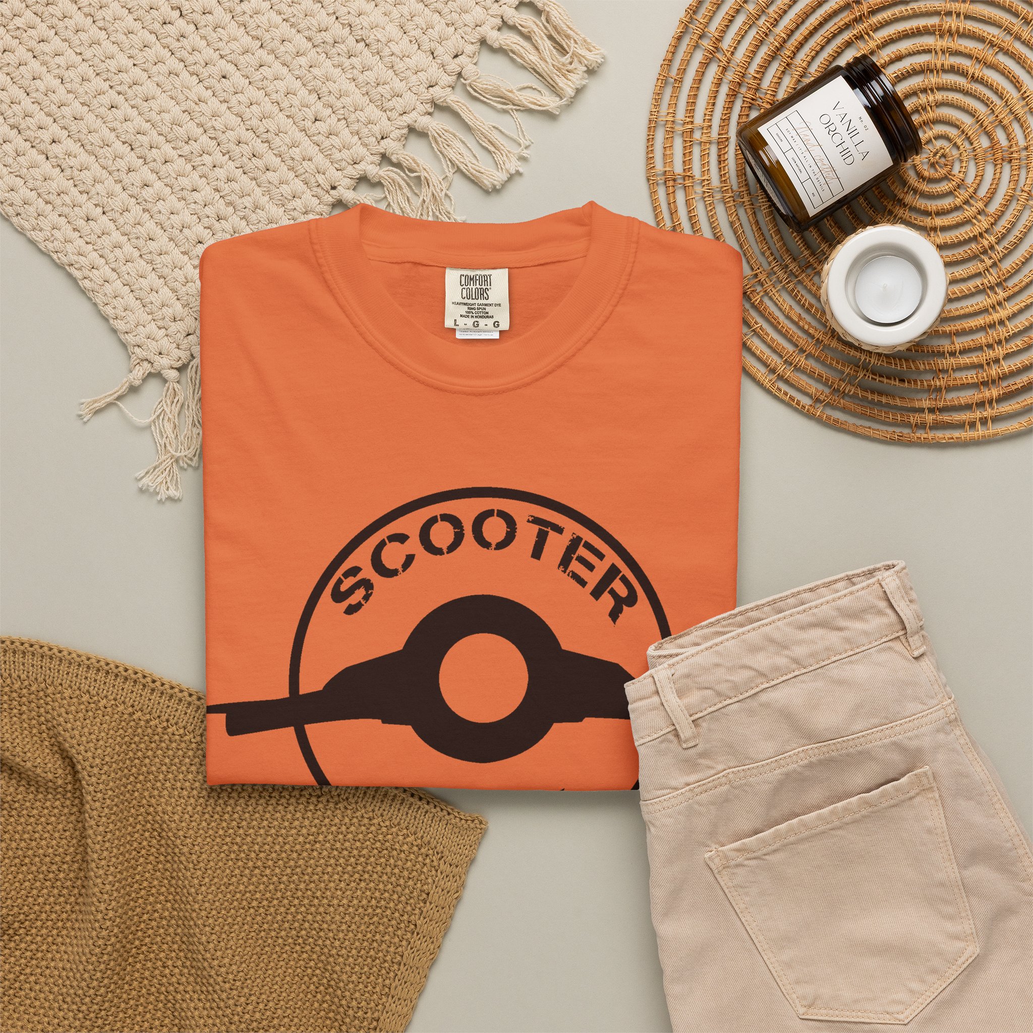 Scooter Geek T-Shirt — Vintage Scooter Helmet Logo Tee - Image 4