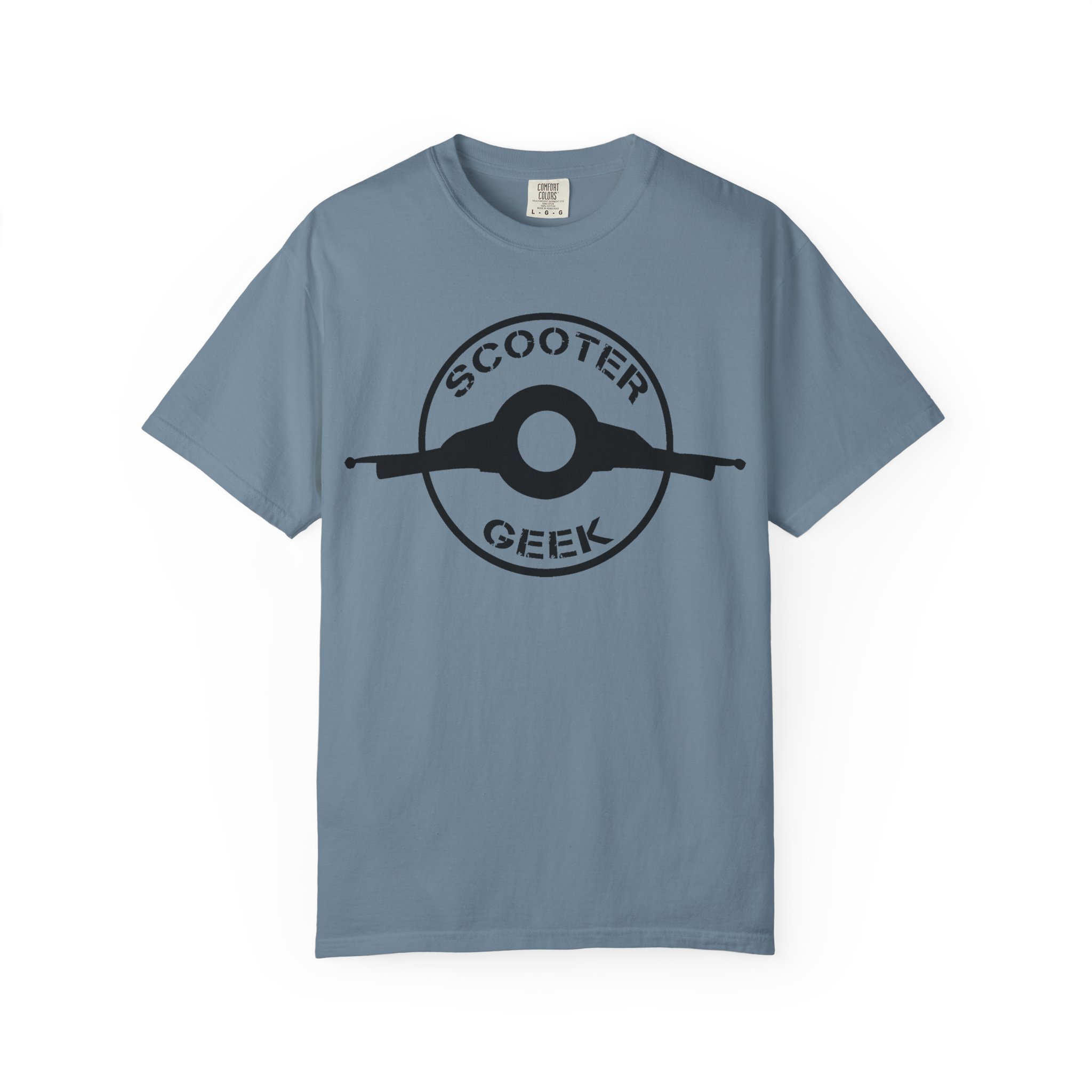 Scooter Geek T-Shirt — Vintage Scooter Helmet Logo Tee - Image 25