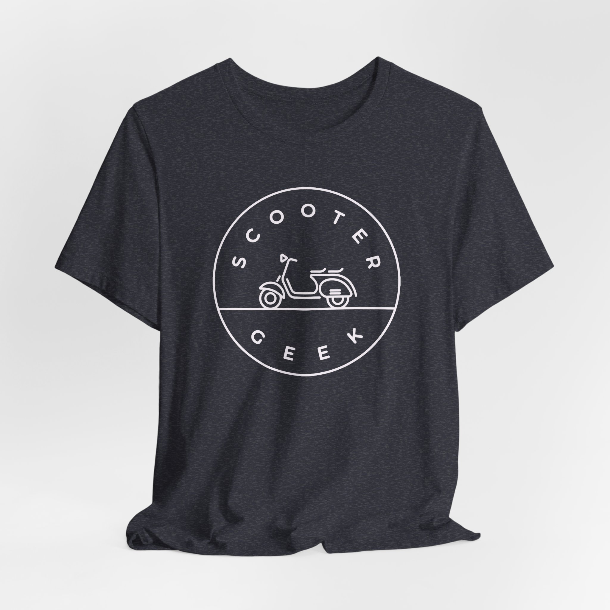 Vespa - Scooter Geek Unisex Jersey Short Sleeve T-Shirt - Image 24