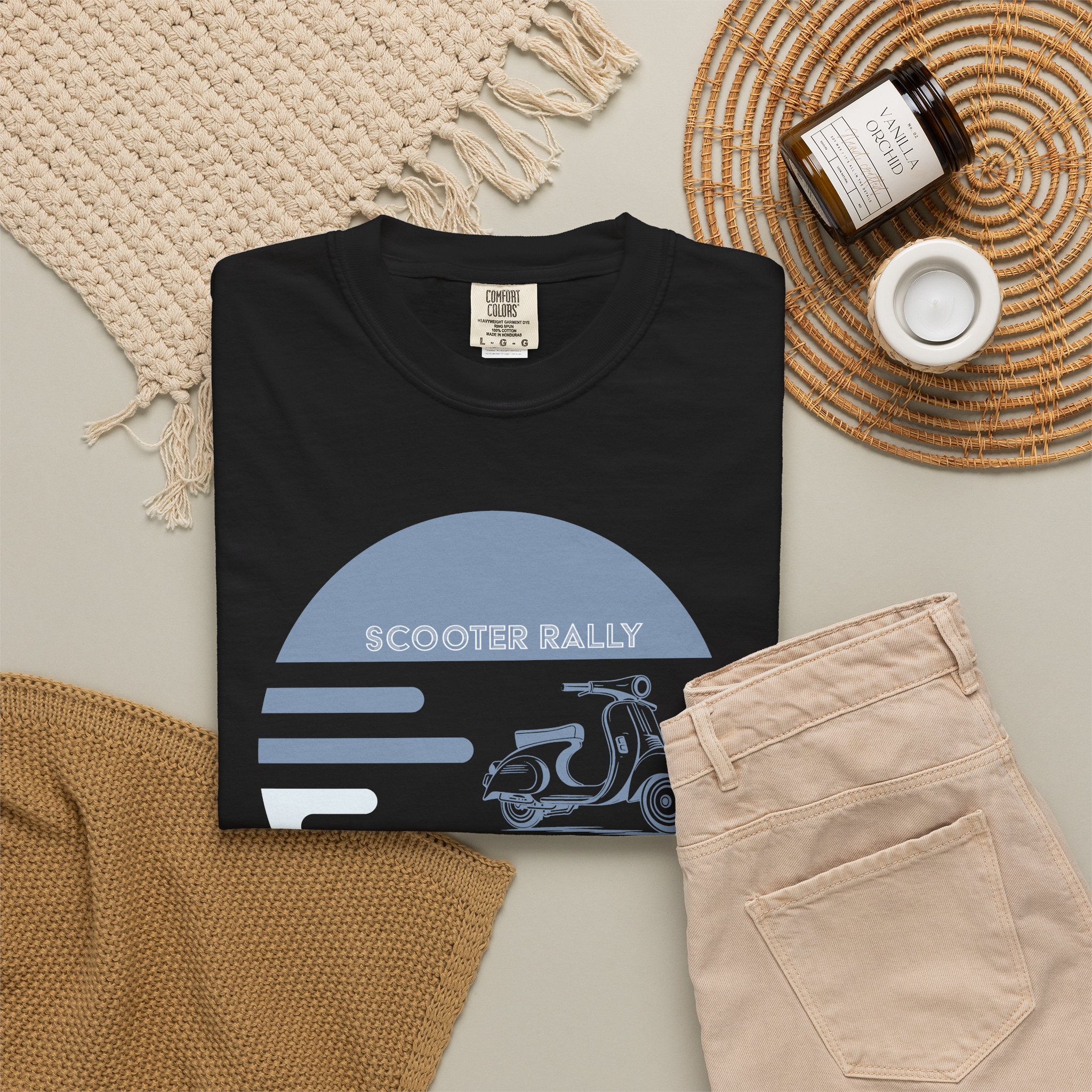 Portrush Scooter Rally T‑Shirt – Vintage Coastal Vespa Tee - Image 20